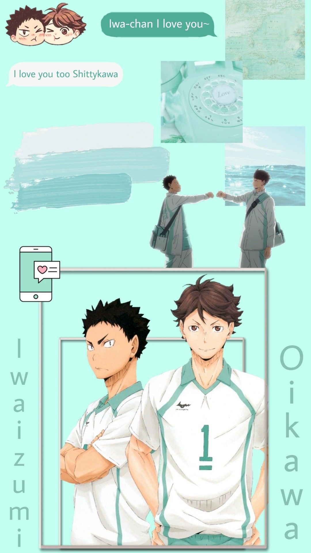 Iwaoi wallpaper. Haikyuu anime, Haikyuu, Iwaoi