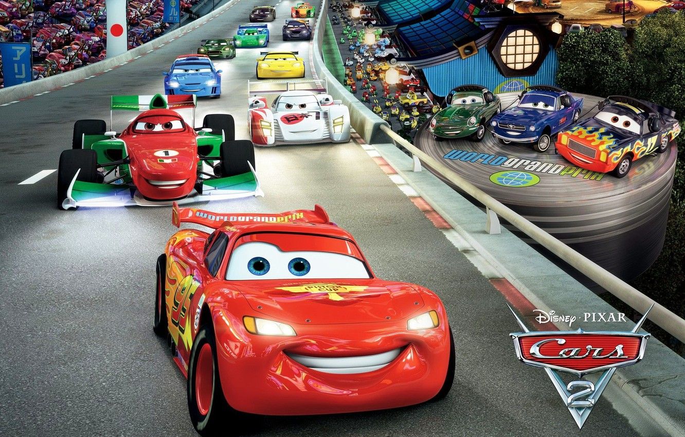 Wallpaper lightning, pixar, track, sports cars, Cars cars - for desktop, section фильмы
