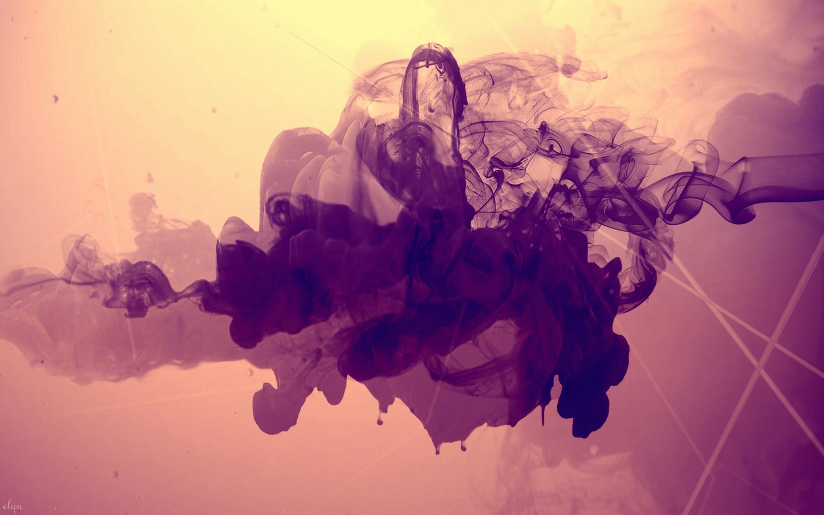 light, abstract, smoke, purple wallpaper