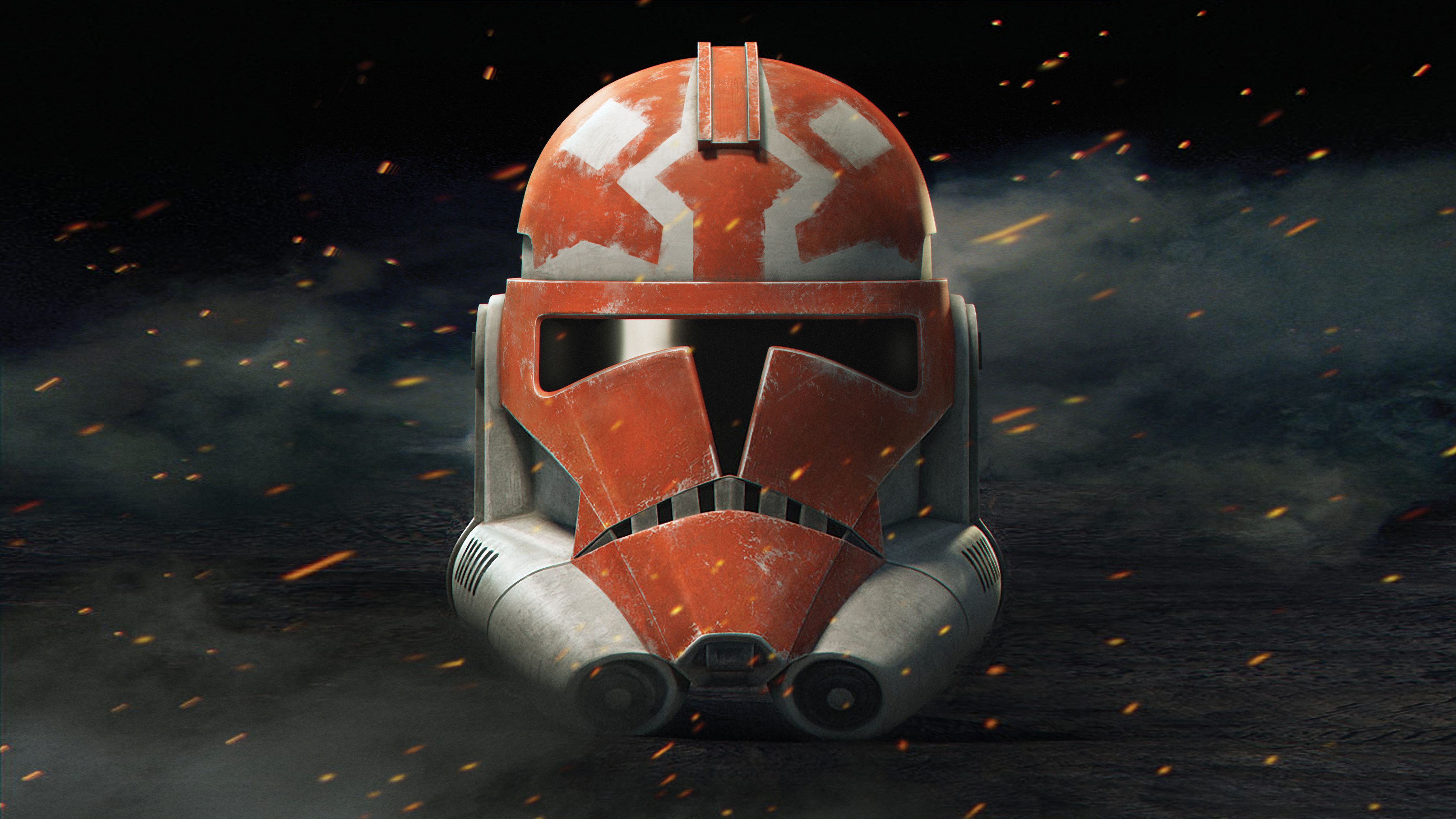 Star Wars The Clone Wars 7 Trooper Helmet [4683x2634]. Star wars art, Clone trooper helmet, Clone wars ahsoka