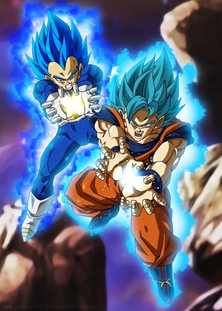 Final Kamehameha And Vegeta Ultra Blue By SenniN GL 54. Dragon Ball Super Manga, Dragon Ball Tattoo, Dragon Ball Super Goku