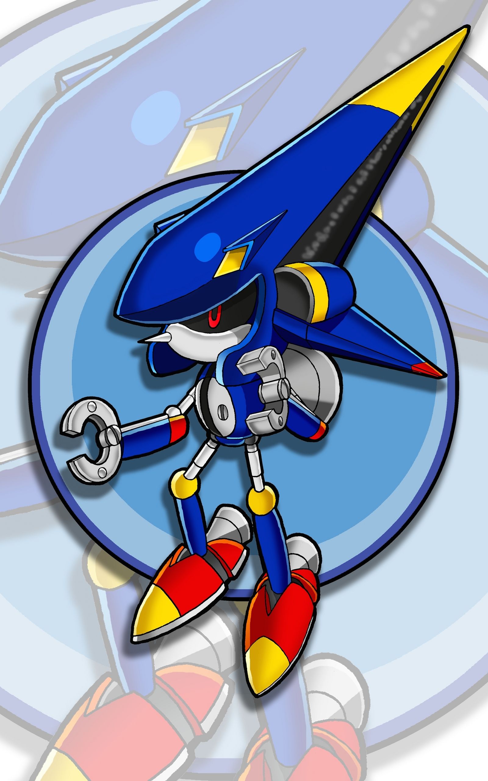 rocket metal Sonic Fan Art