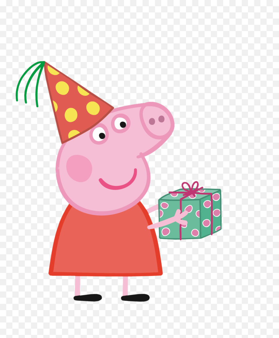 Pink Party Hat Png Pig With Party Hat transparent png image