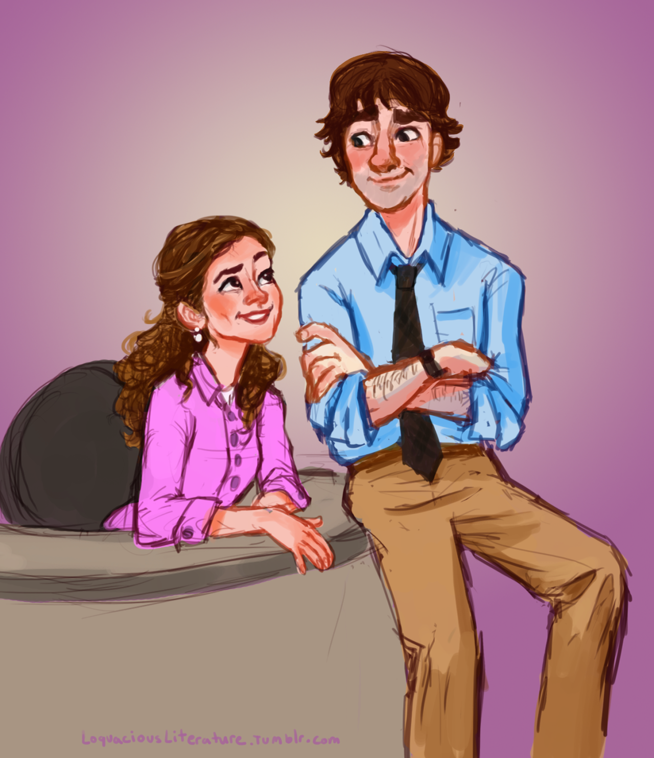 Jim & Pam, Photo. The office characters, The office show, The office merch