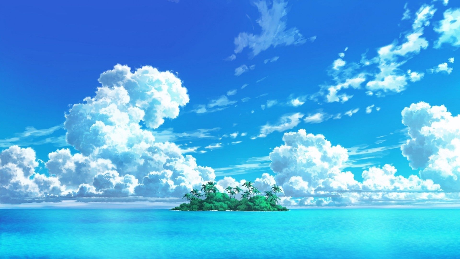 Anime Ocean Wallpaper Free Anime Ocean Background