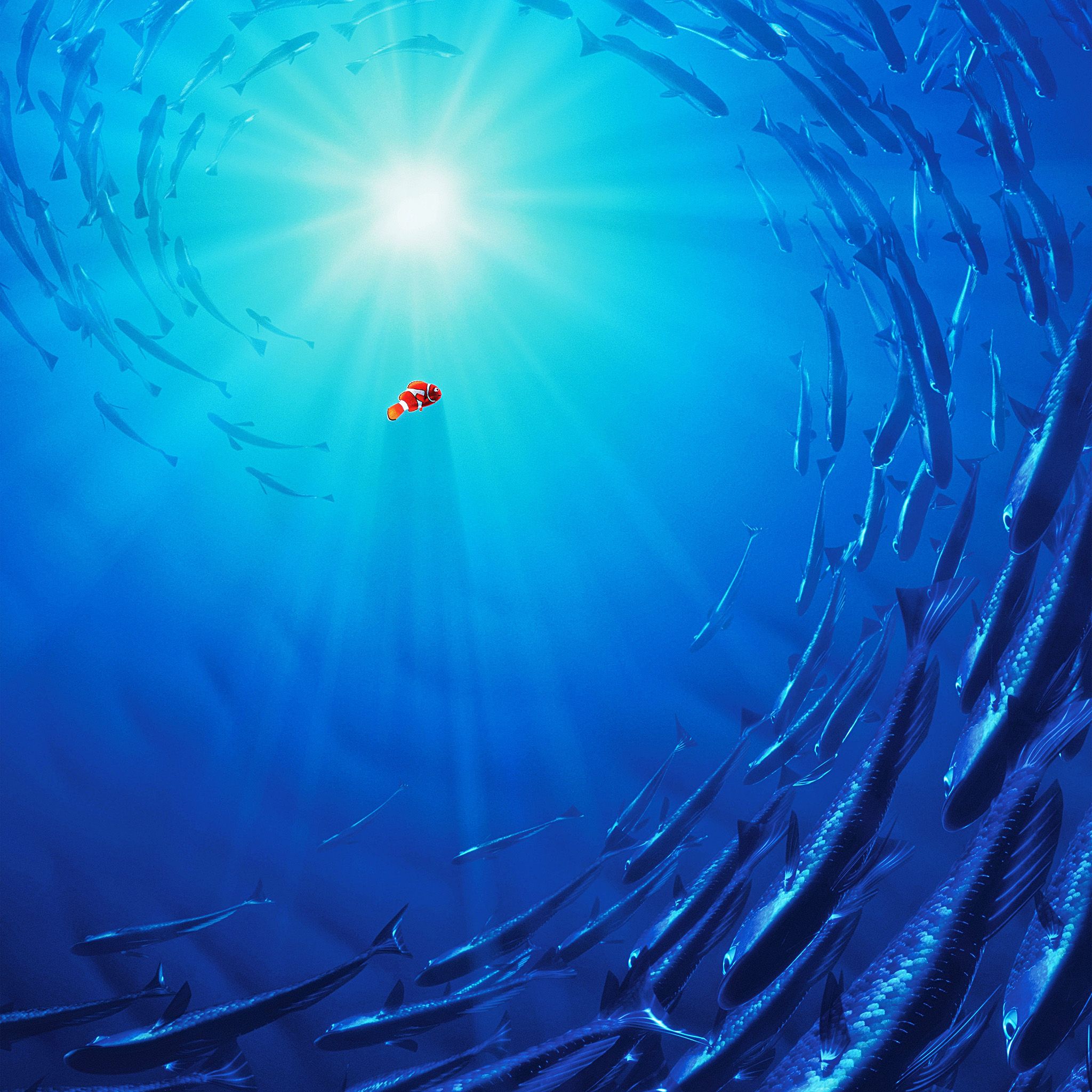 Nemo Disney Film Anime Sea Illustration Art Blue Wallpaper