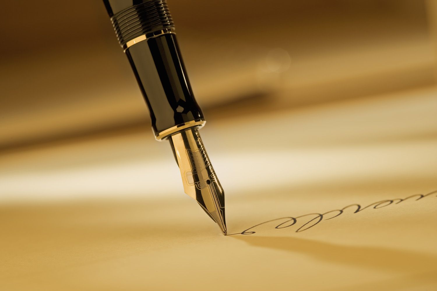 Pen Writing On Paper HD Wallpaper