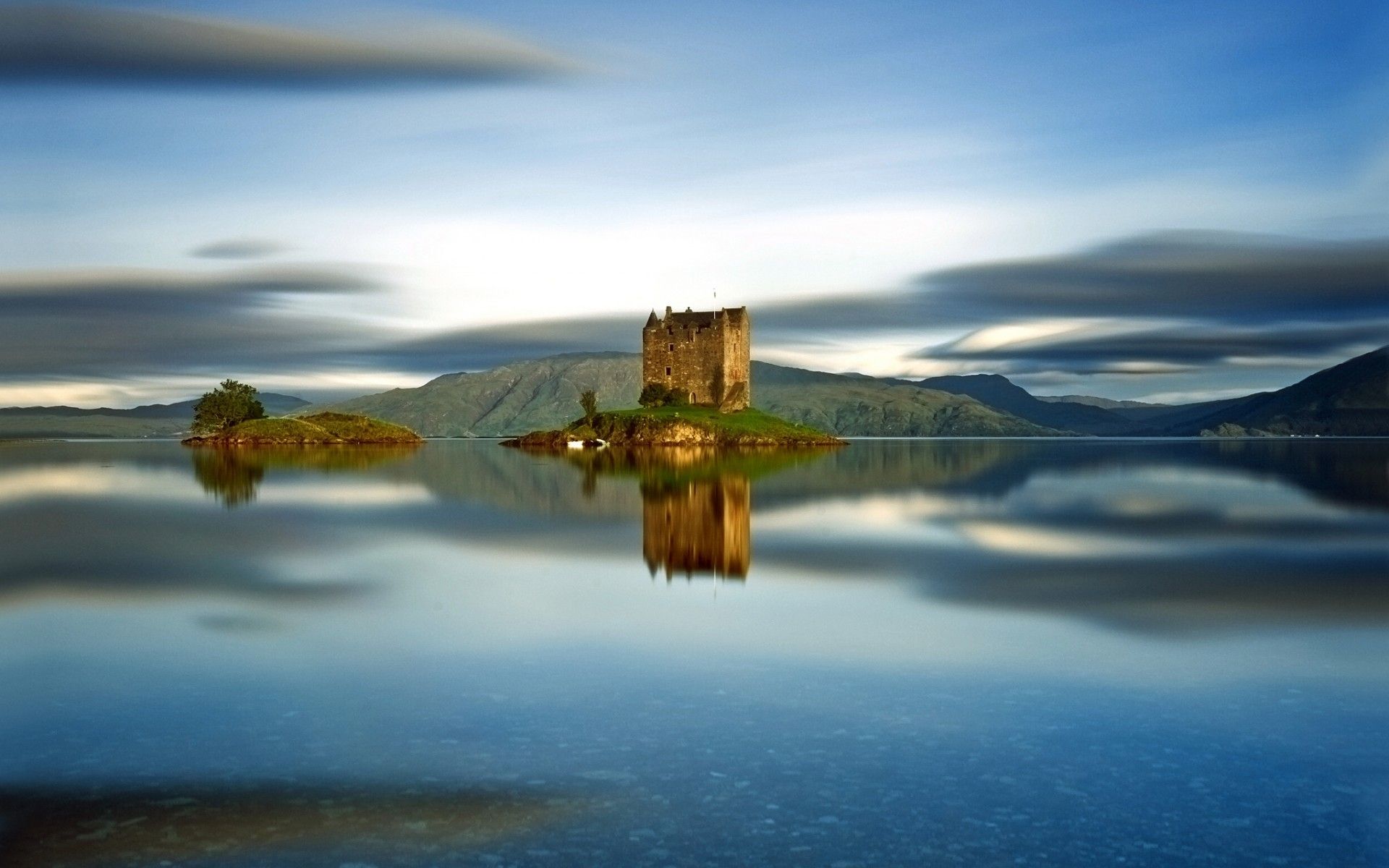Castle Stalker Scotland HD Wallpaper