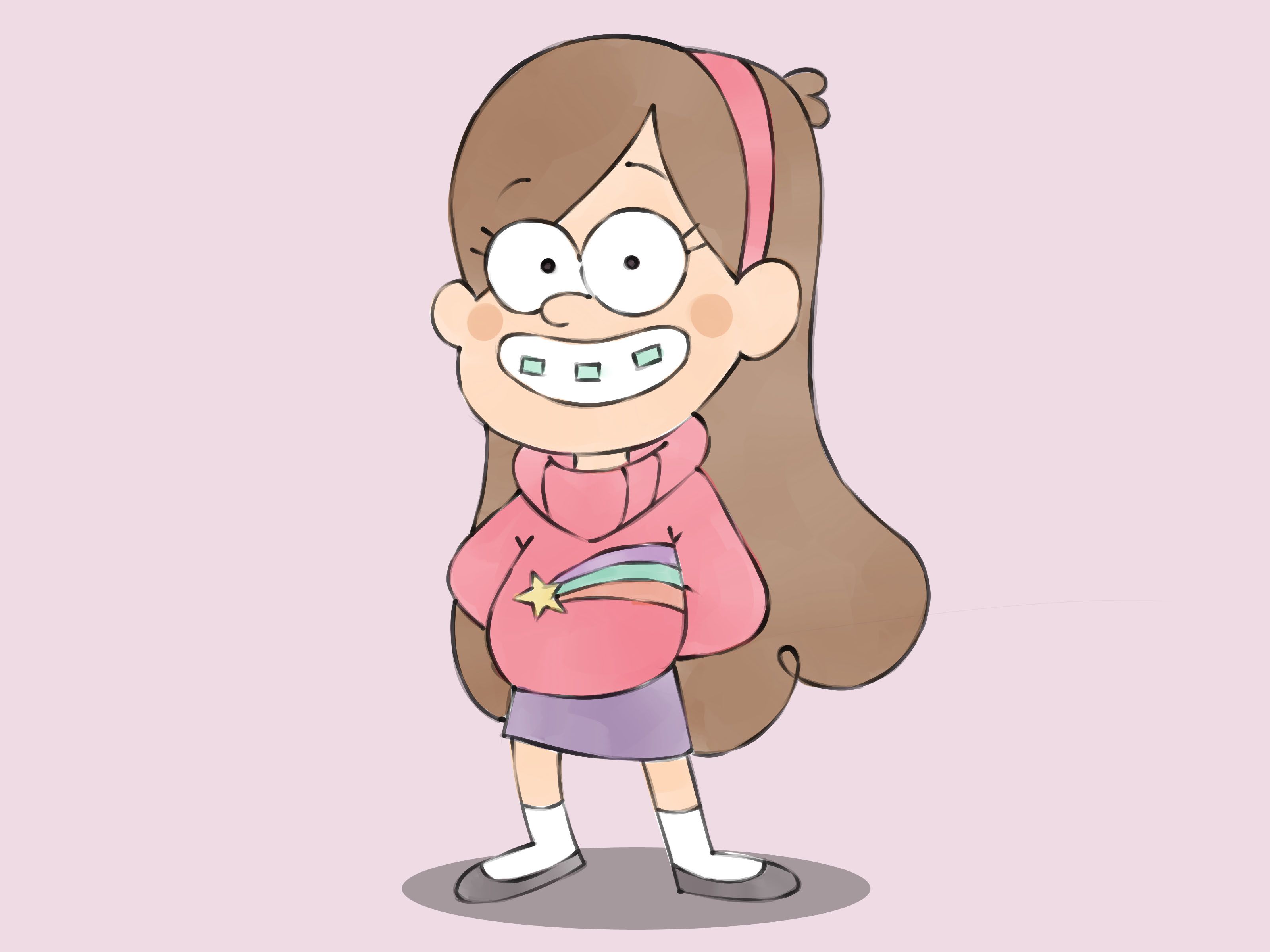 Mabel Pines from Gravity Falls: 7 Steps