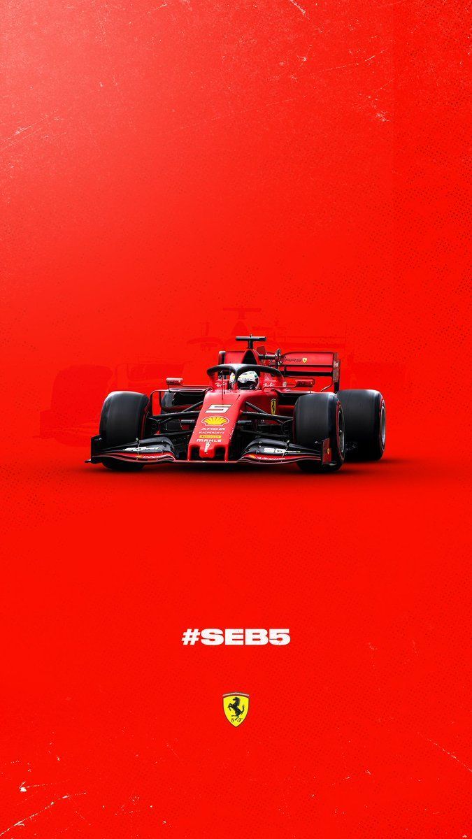 F1 Ferrari Sebastian Vetel 5. Ferrari, Formula 1 car, Formula 1 car racing