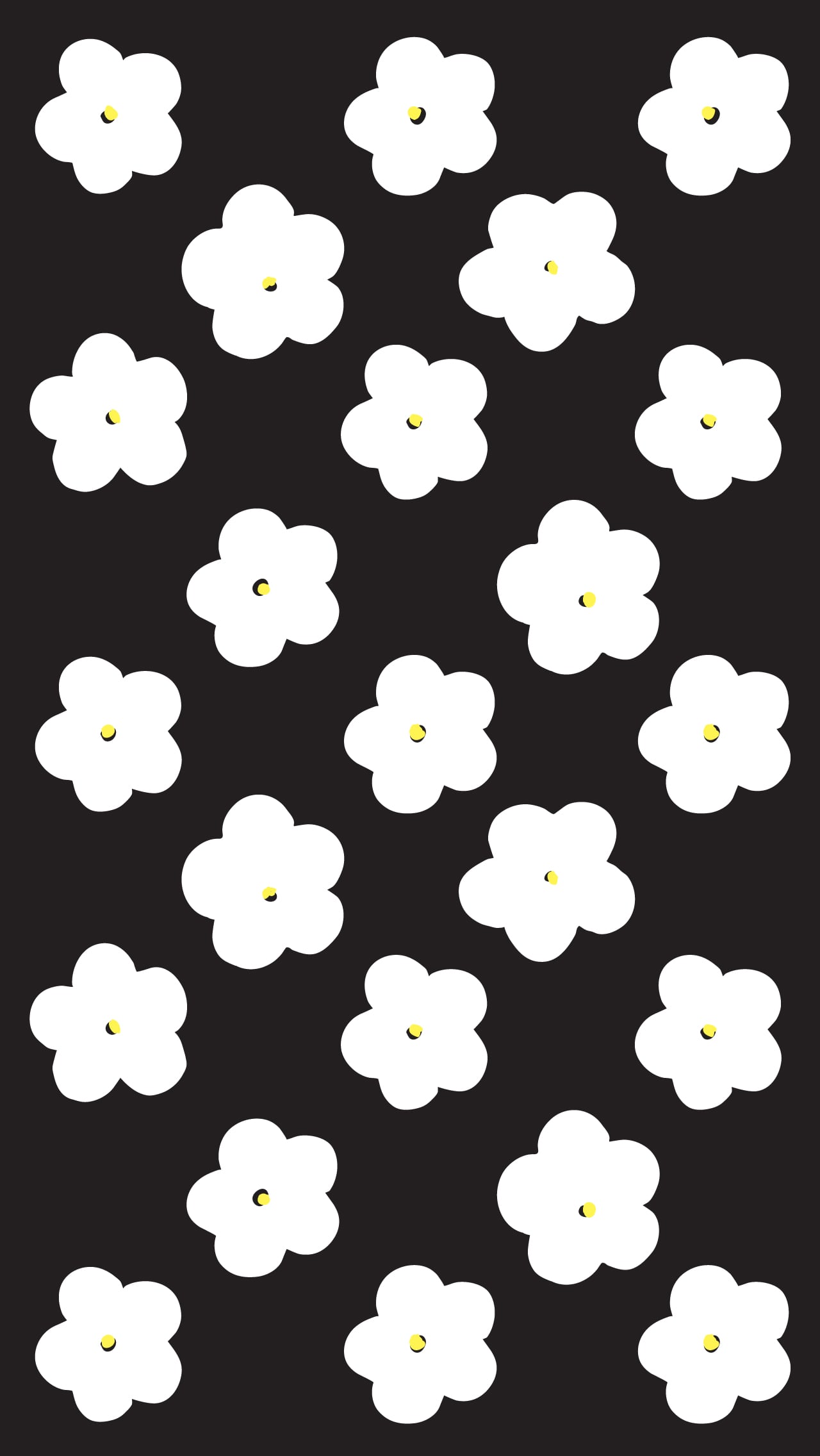 Black and White Flowers Free and Fun iPhone Wallpaper to Liven Up Your Life