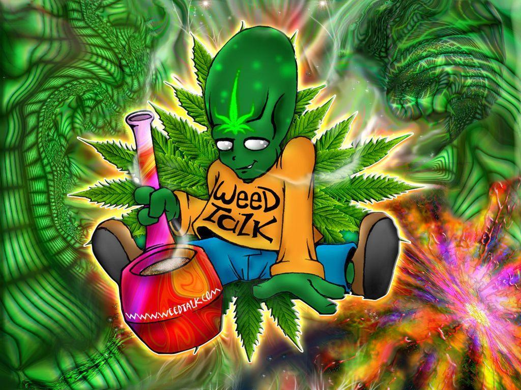Cartoon Characters High On Weed Wallpapers.