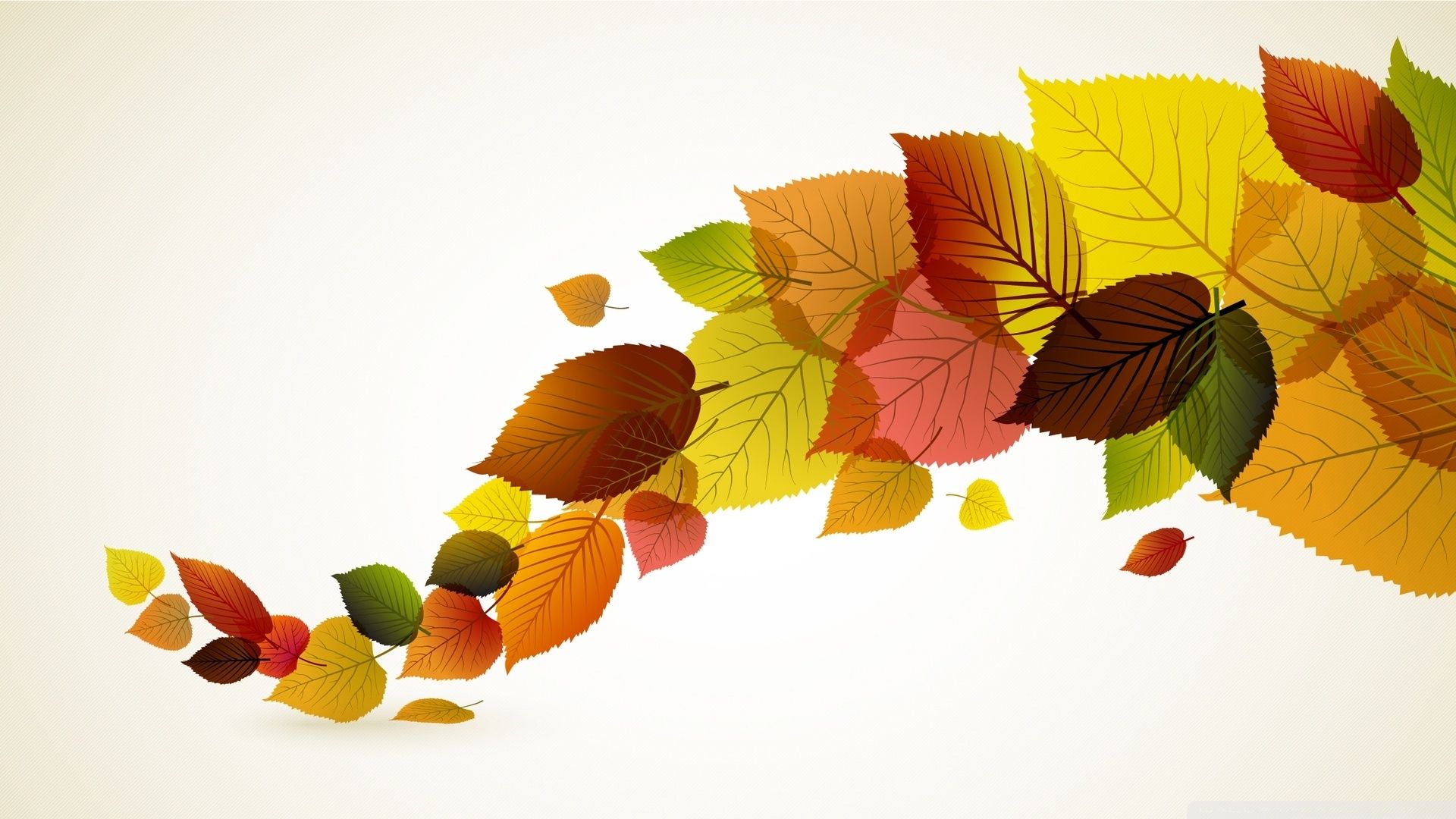 Autumn Leaves Background Ultra HD Desktop Background Wallpaper for 4K UHD TV, Tablet