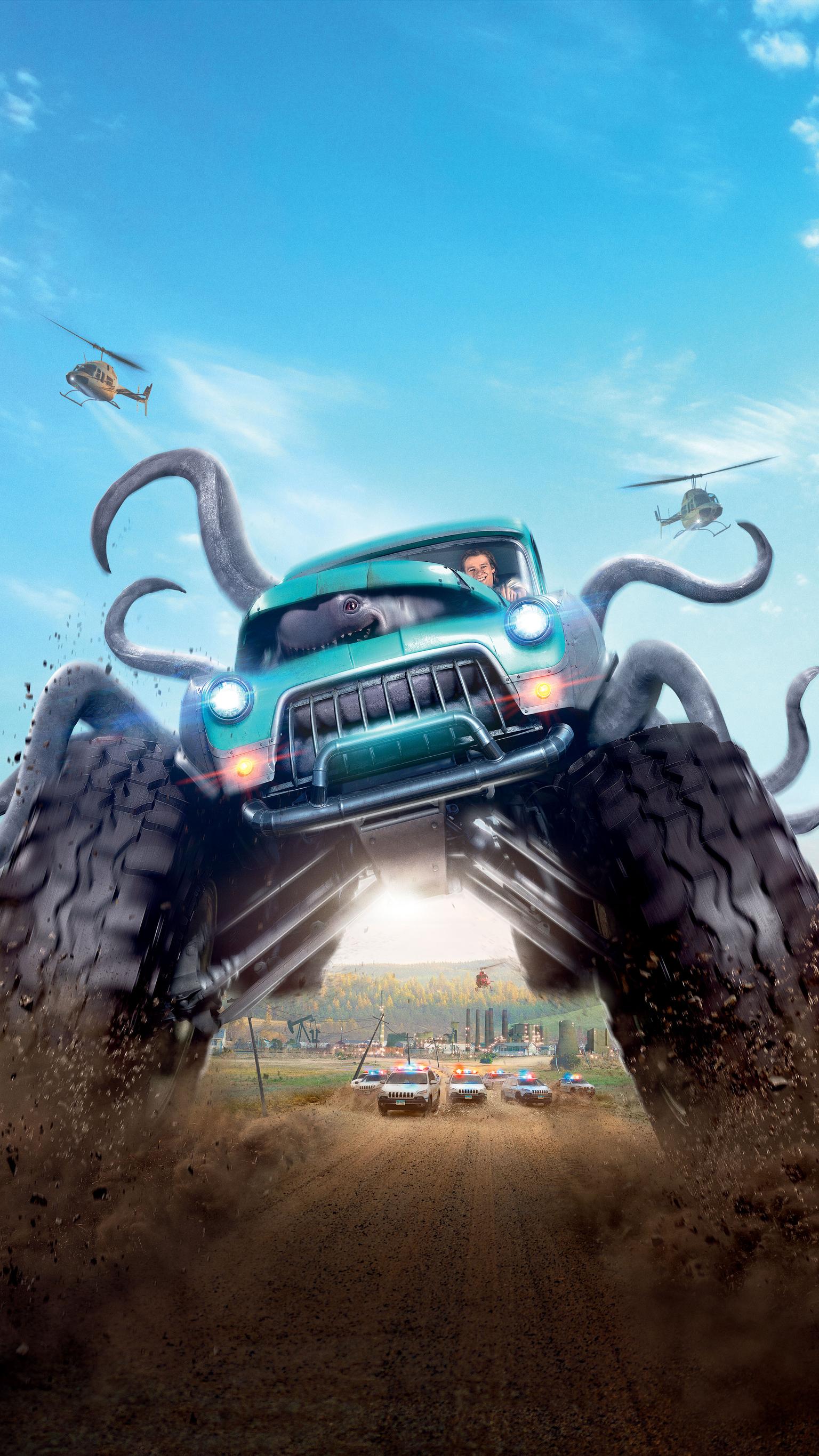 Monster Trucks Phone Wallpaper