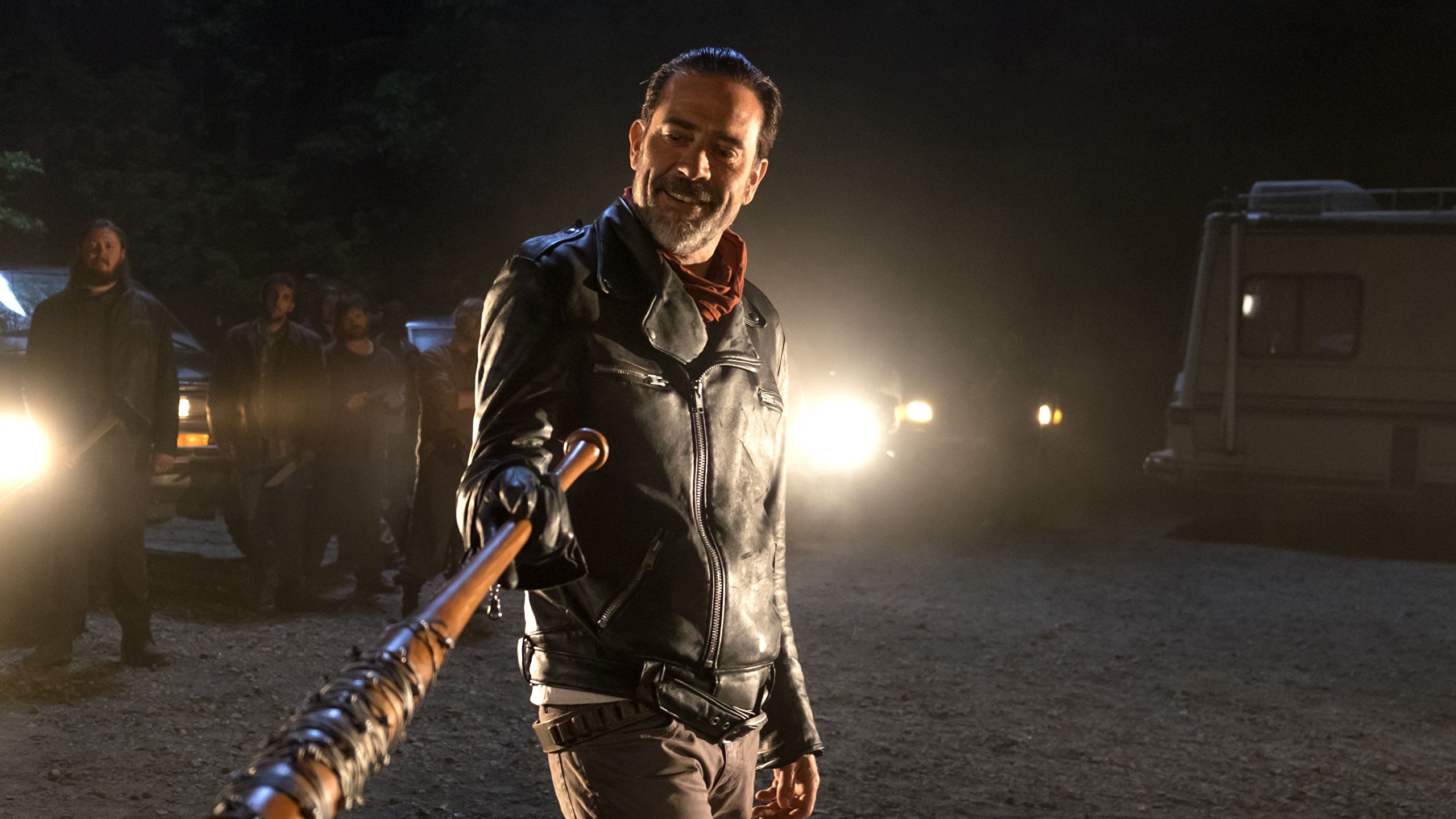 Desktop Wallpaper The Walking Dead TV Jeffrey Dean Morgan 2560x1440