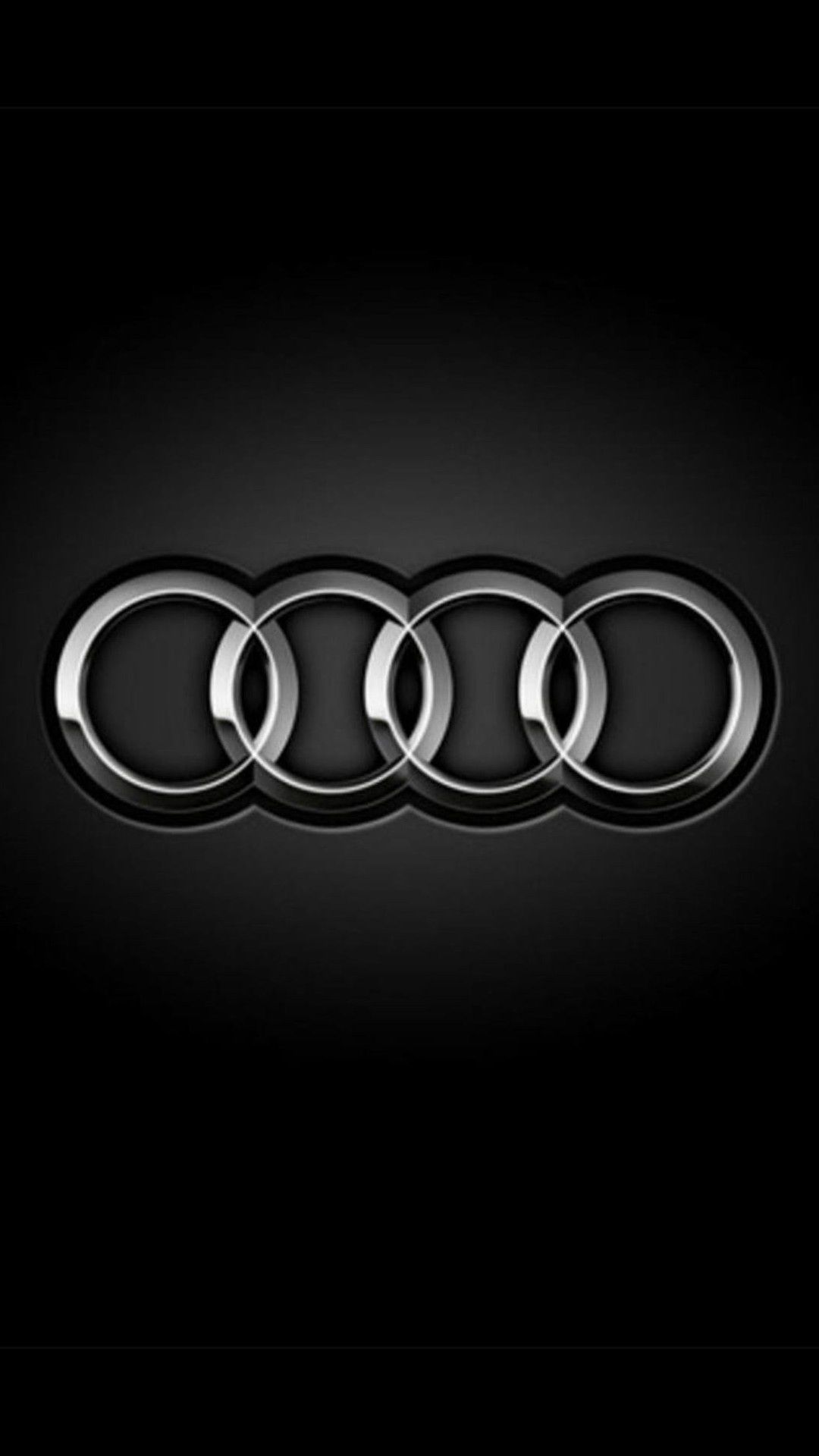 Audi Logo Rings Dark Android Wallpaper free download