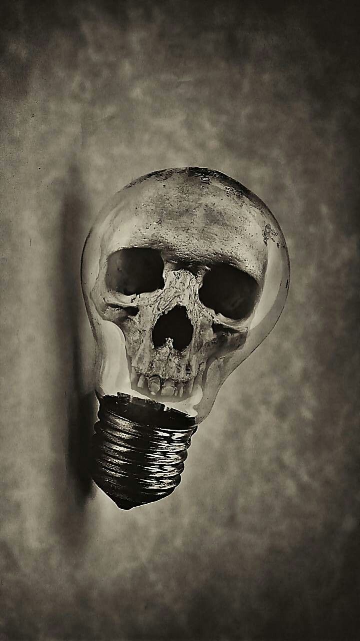Skull Bulb Ampoul. Skull art, Skull, Skeleton art