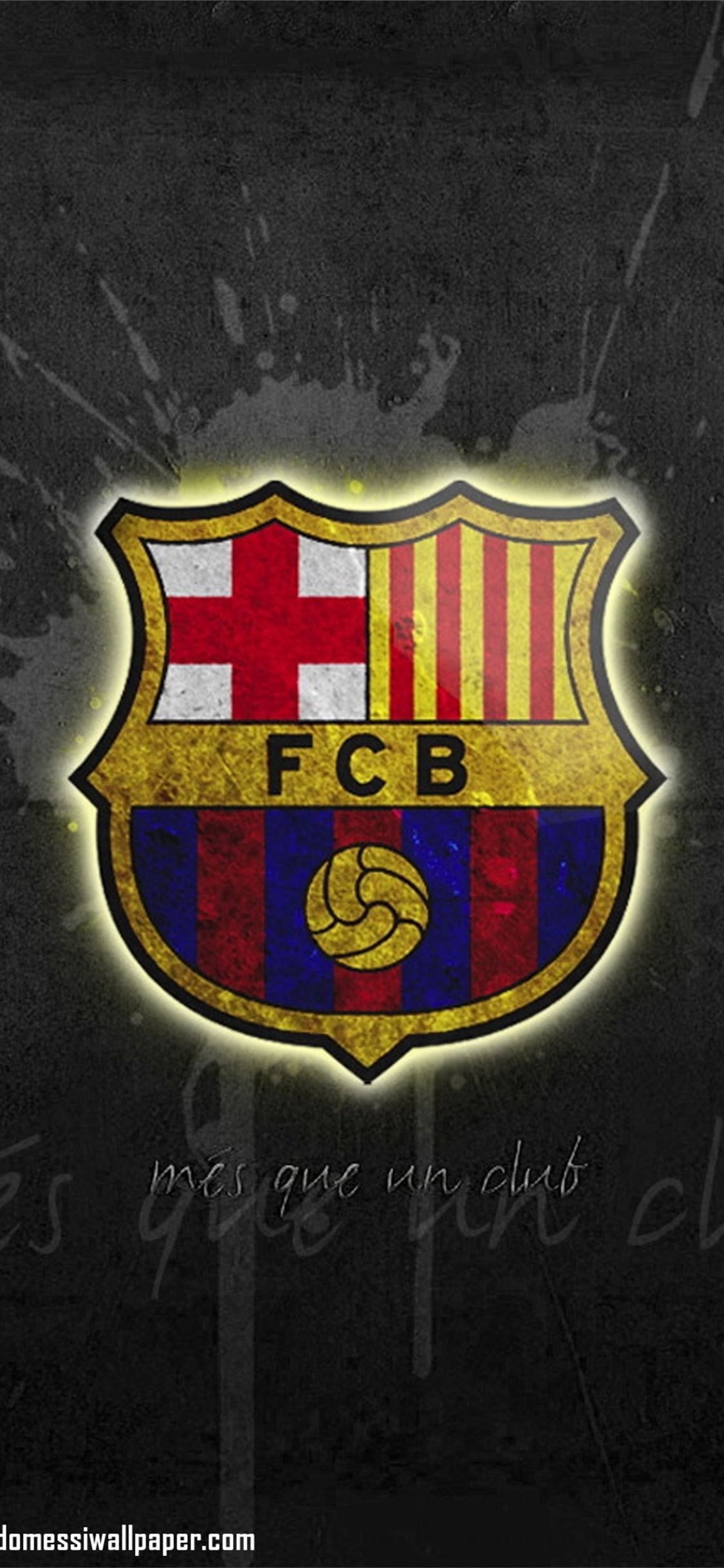 Fc Barcelona on Play iPhone X Wallpaper Free Download