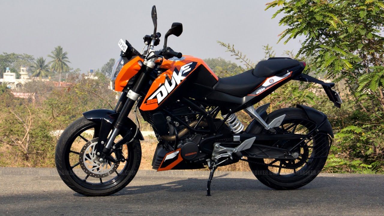 Ktm Duke 200 Black Colour HD Wallpaper HD Wallpaper