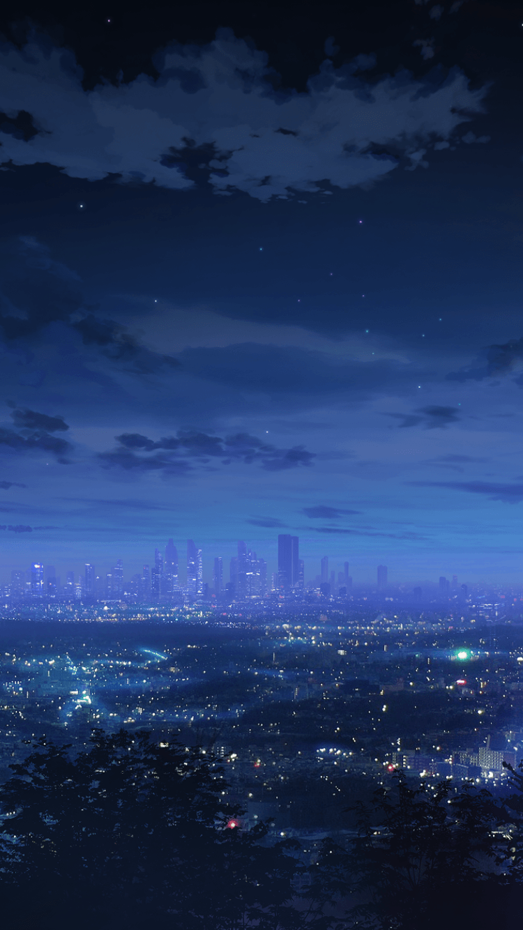 Anime City Wallpaper