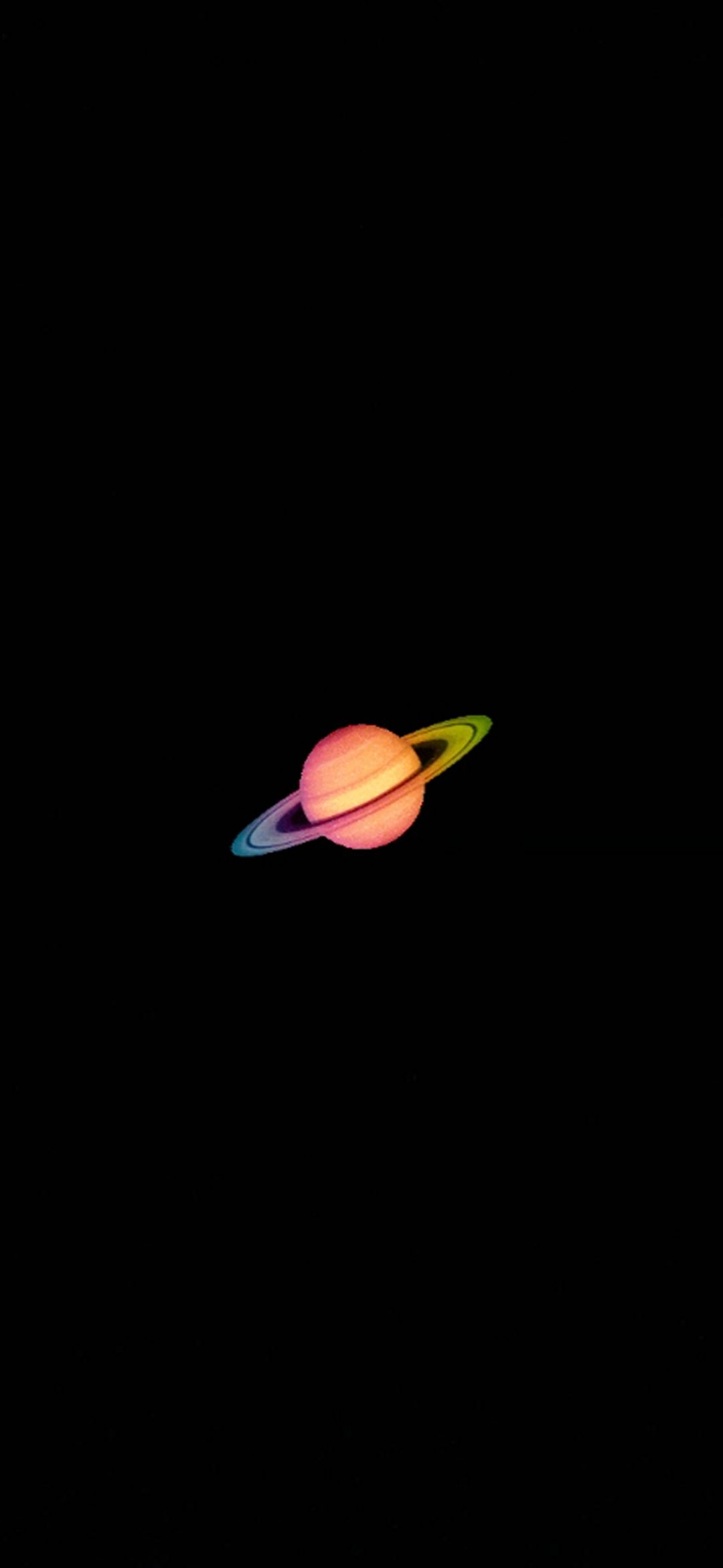 Saturn Color Full Dark Amoled 1080×2340 HD Wallpaper ⋆ Traxzee