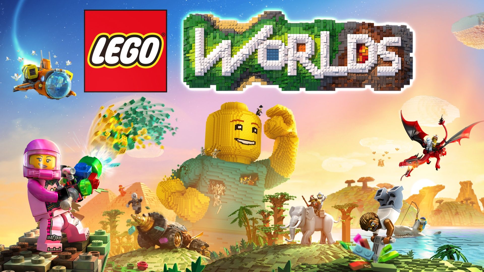 lego worlds how to get dragons 2018