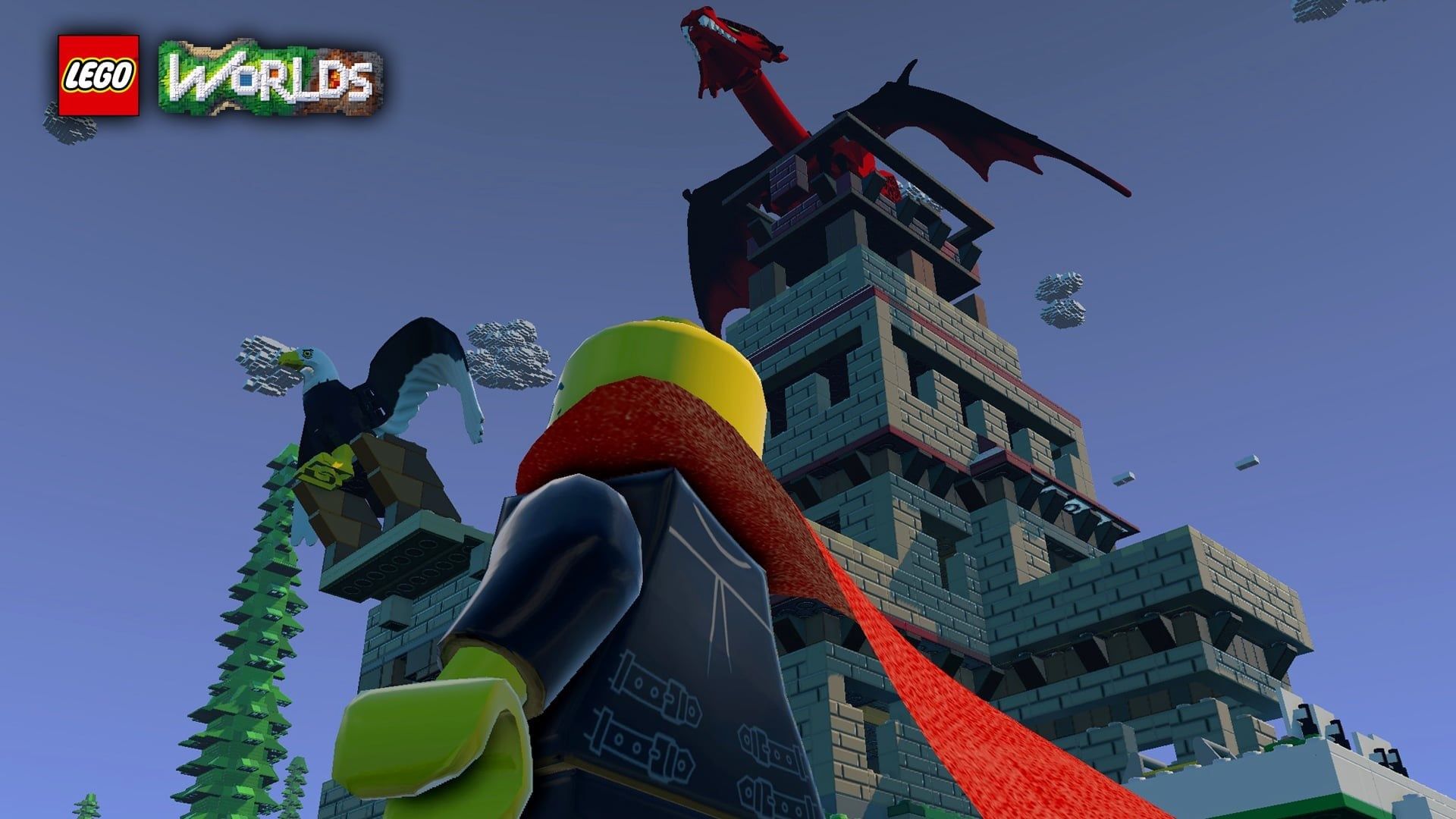how to get the dragon in lego worlds ps4
