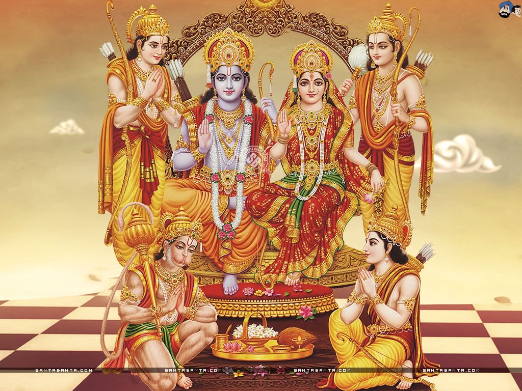 Lord Rama HD Ram Parivar HD Wallpaper