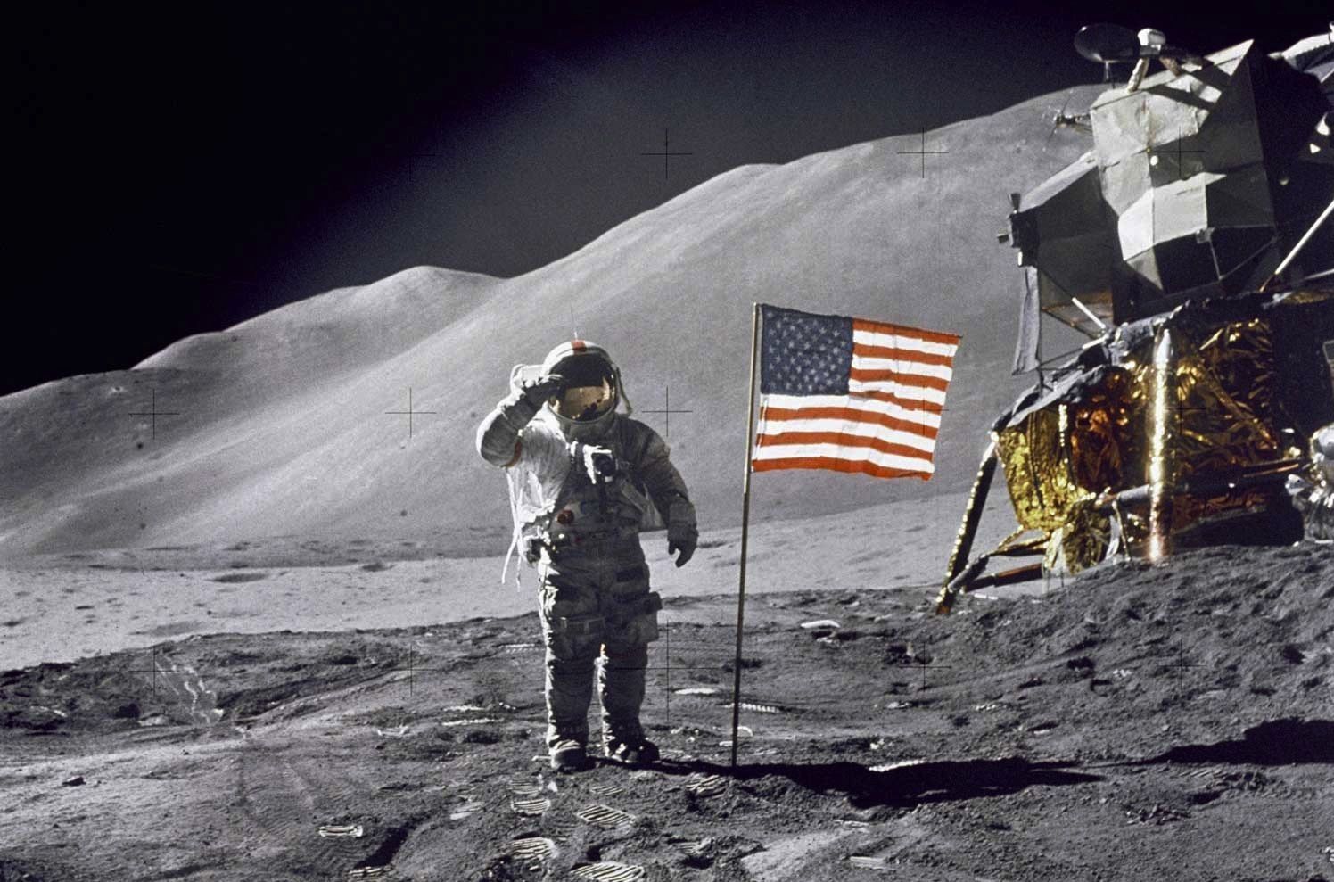Astronaut On Moon Wallpaper Free Astronaut On Moon Background