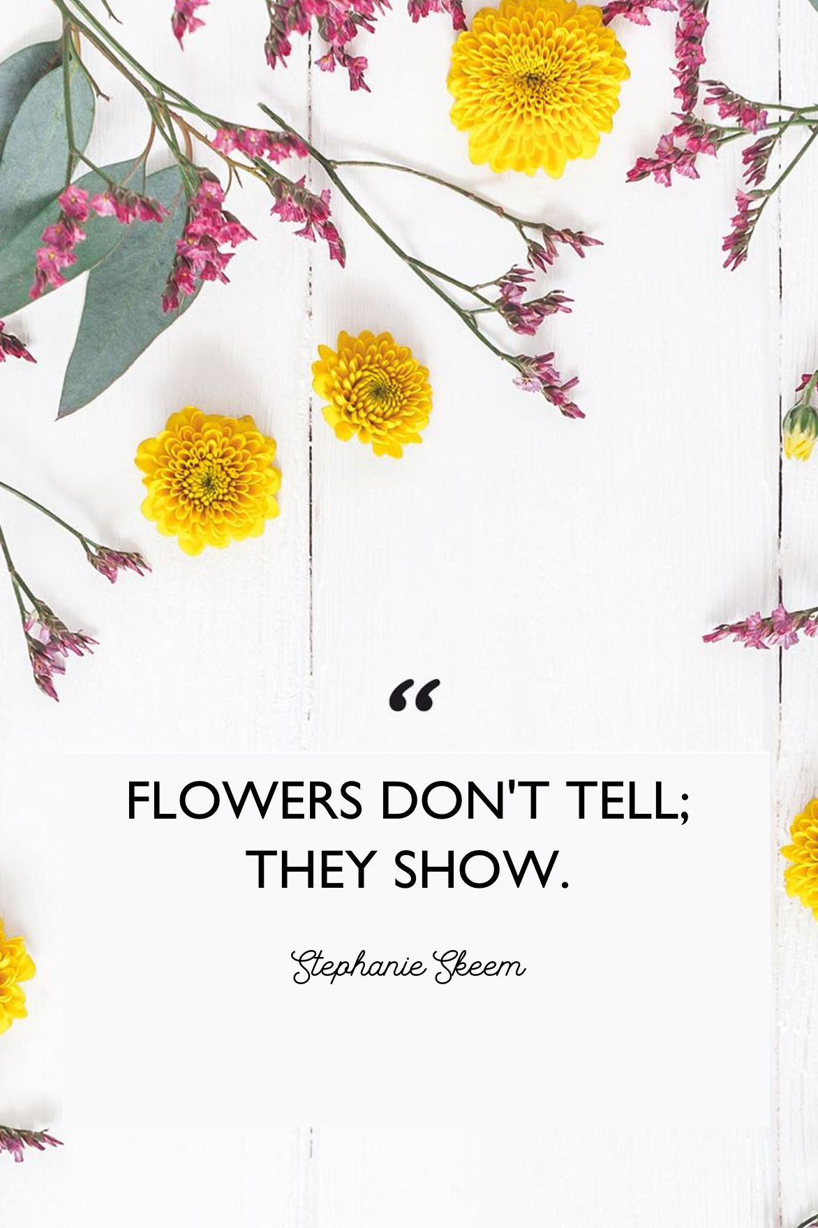 Aesthetic Flower Quote HD Wallpapers - Wallpaper Cave
