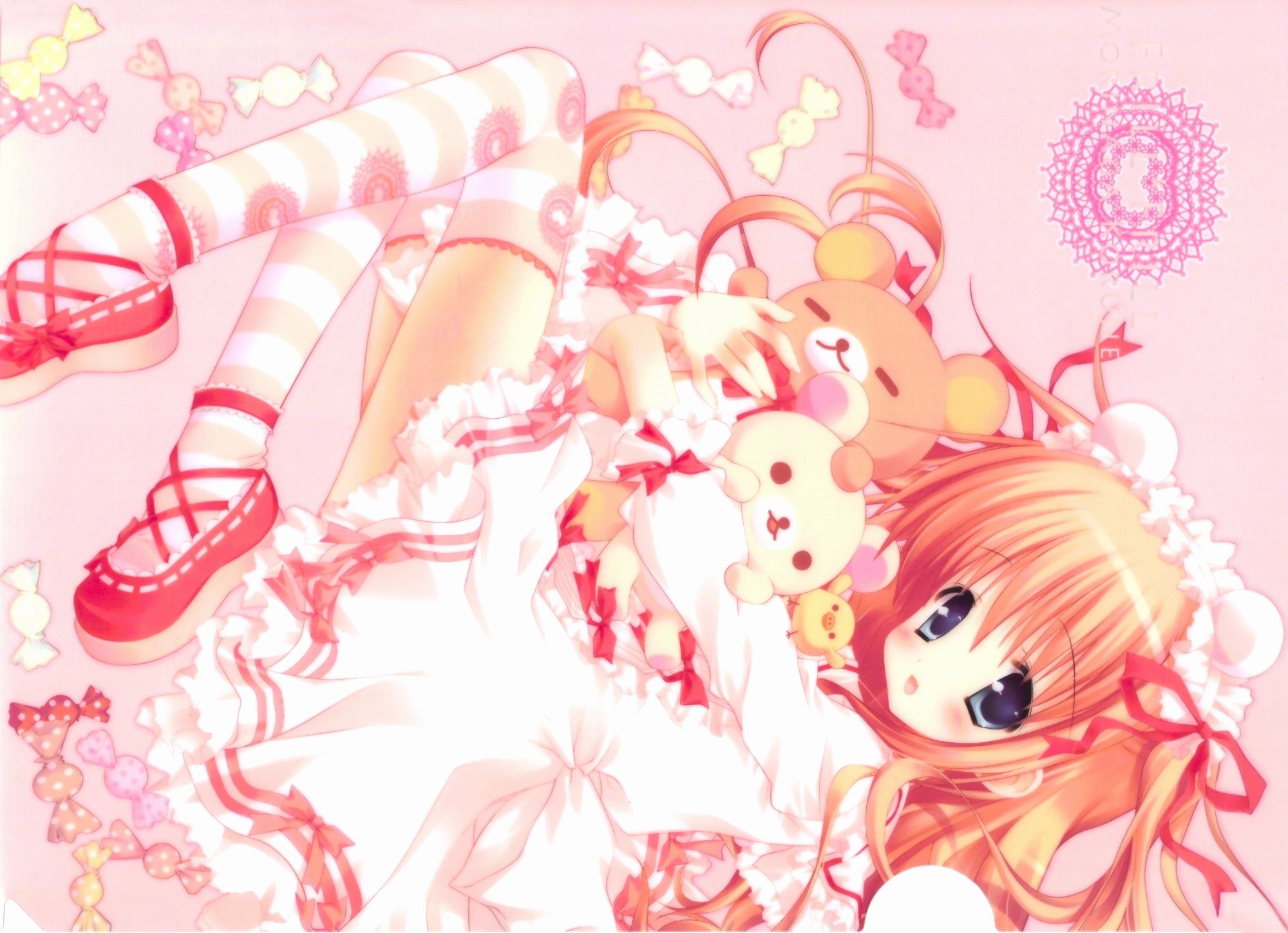 desktop pastel wallpapers anime pink kawaii