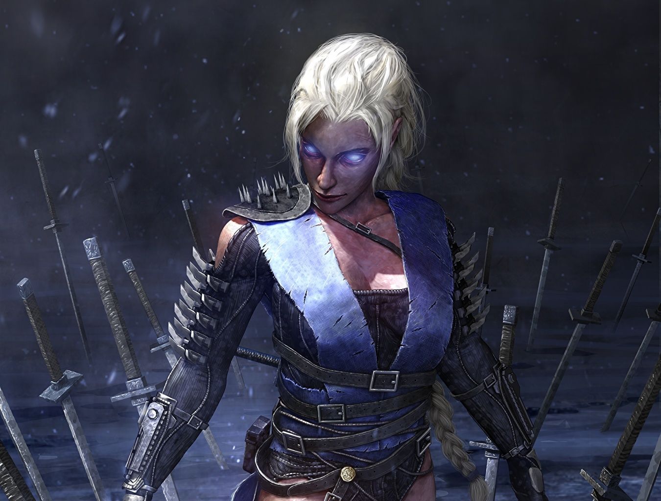 Desktop Wallpaper Mortal Kombat Blonde Girl Frozen Kombat Elsa Zero