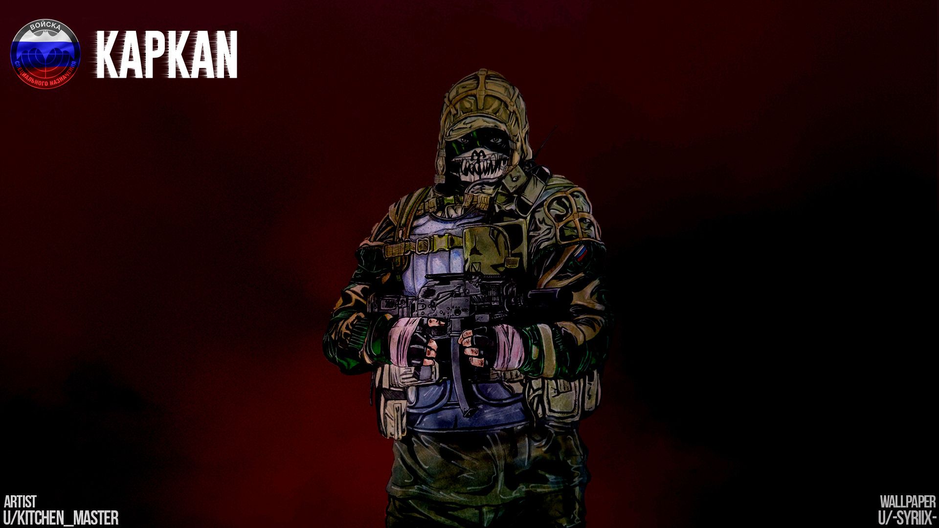 Handdrawn Kapkan Wallpaper (1920x1080)