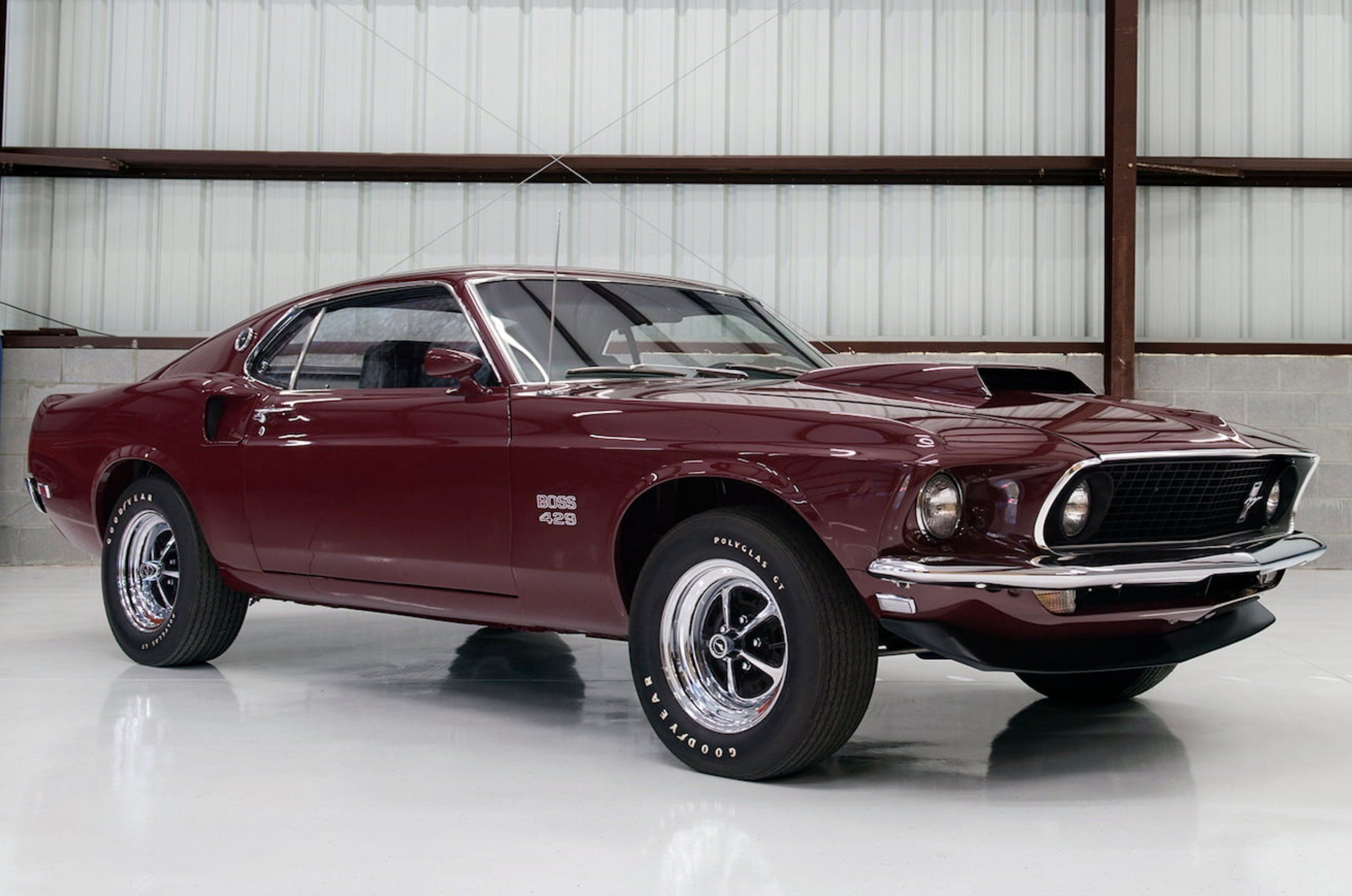 Boss 429 Red Ford Mustang