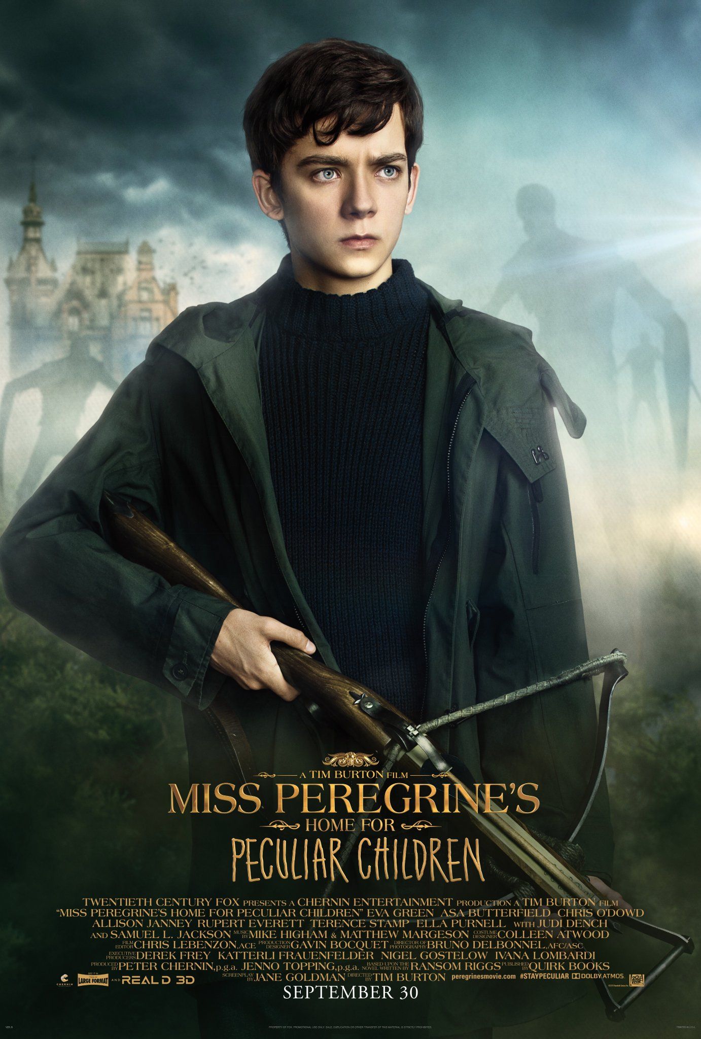 Miss Peregrine's Home for Peculiar Children Portman Poster Peregrine's home for Peculiar Children Photo