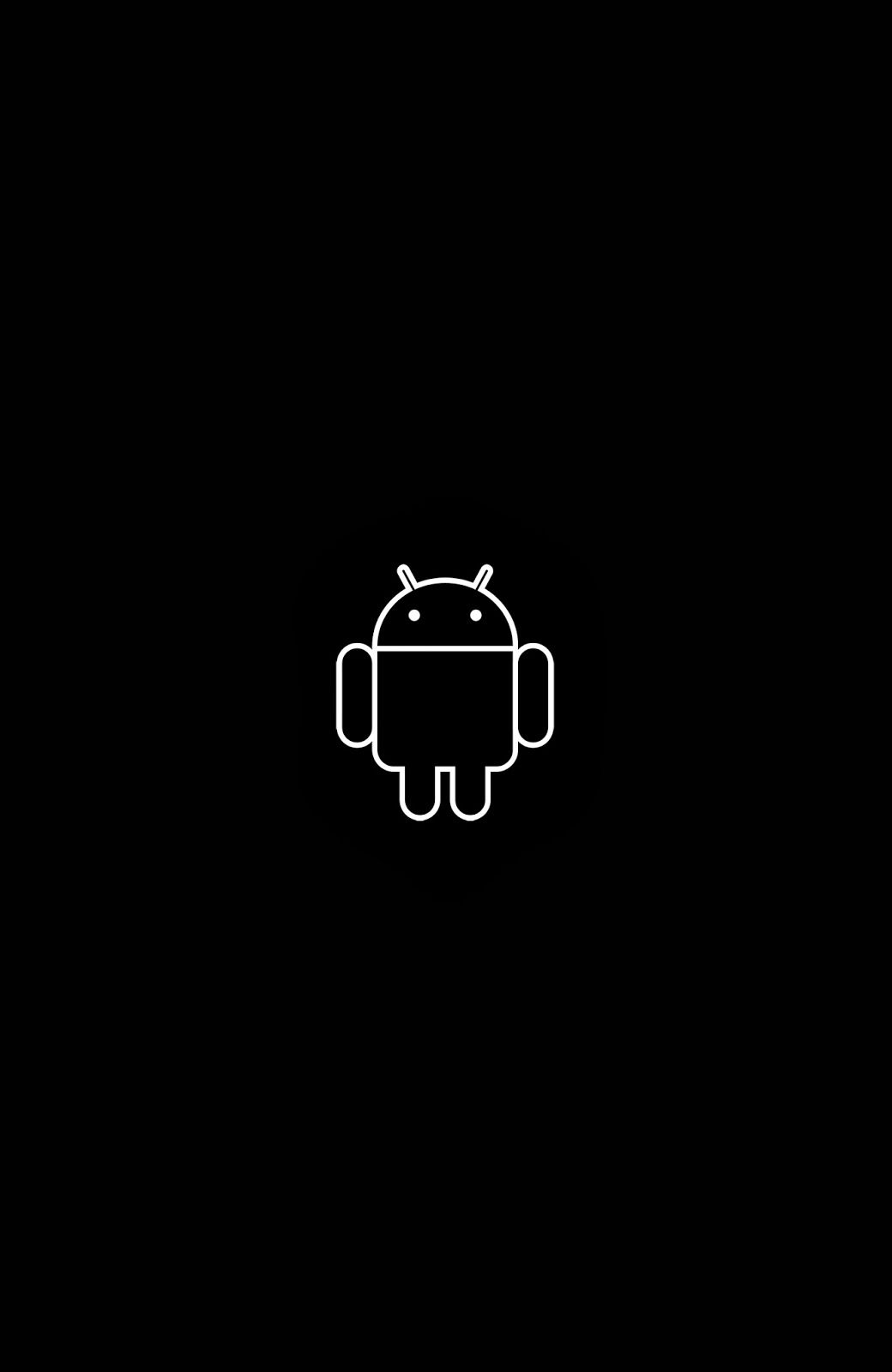 FruityMixer's Wallpaper: Black and white android simple android wallpaper (2600x4000 HQ)