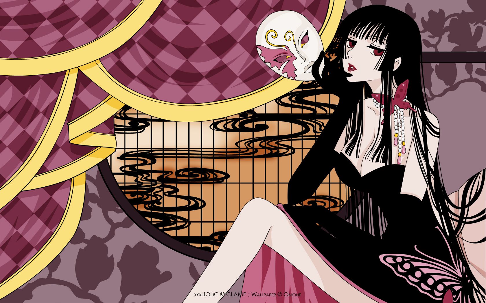 black hair clamp ichihara yuuko xxxholic. konachan.com.com Anime Wallpaper