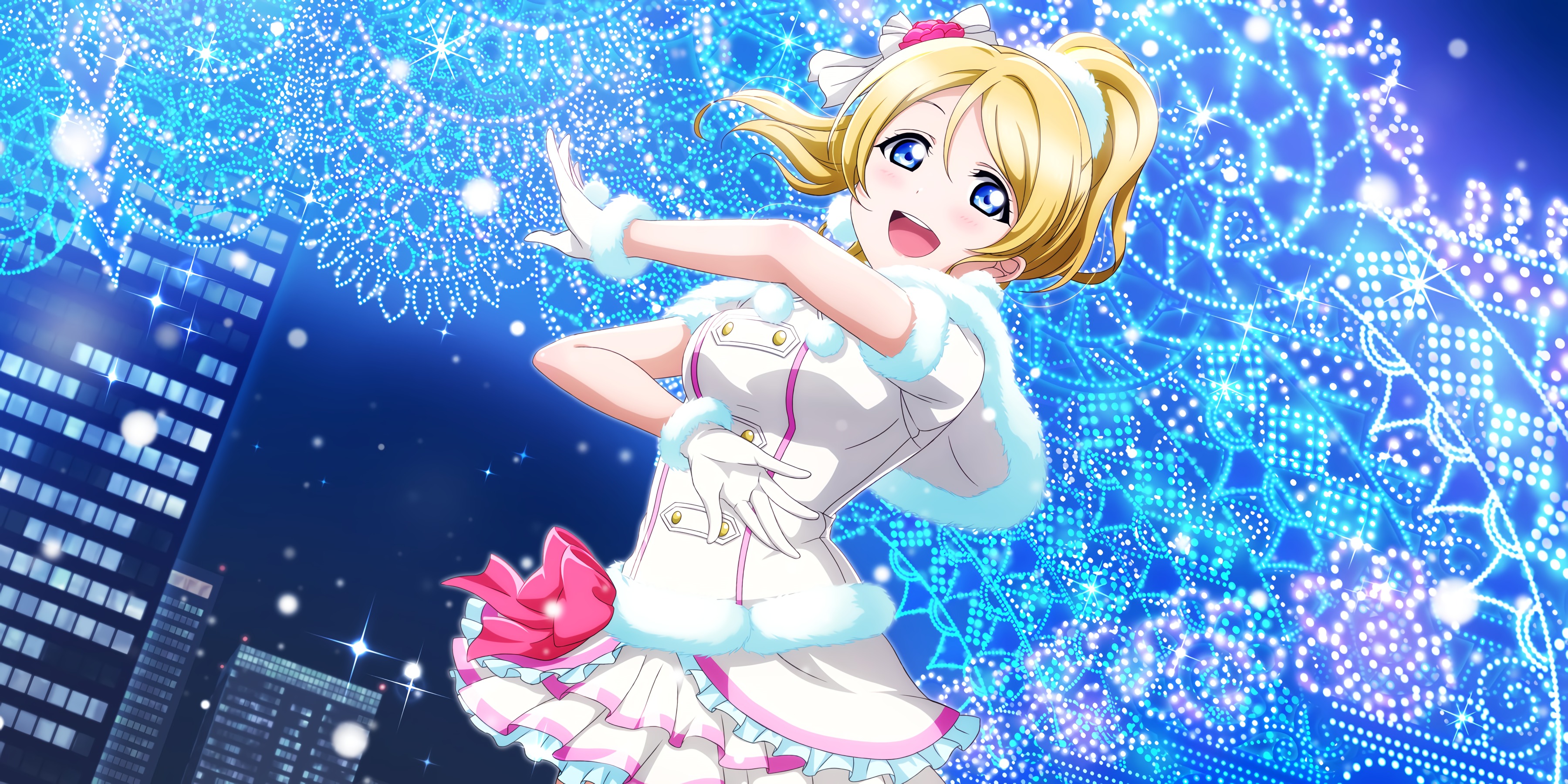 SR Ayase Eli 「Will You Stay by My Side a Bit? / Snow Halation」. Cards list. All Stars. Idol Story Live!