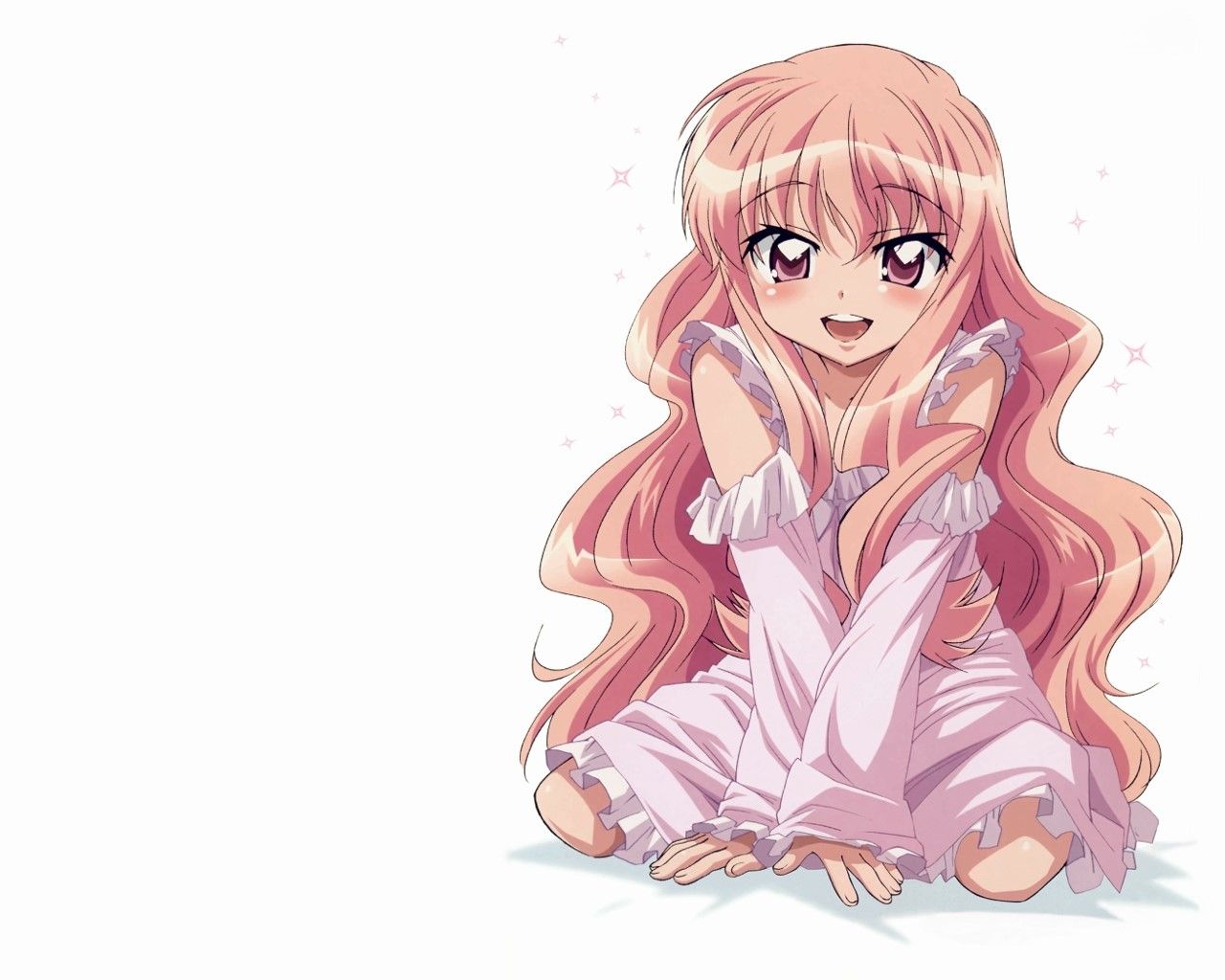 1280x1024 Tsukaimi, Anime, Episode, Girl, Pink hair, Laughter, Emotion wallpaper JPG. Mocah.org HD Desktop Wallpaper
