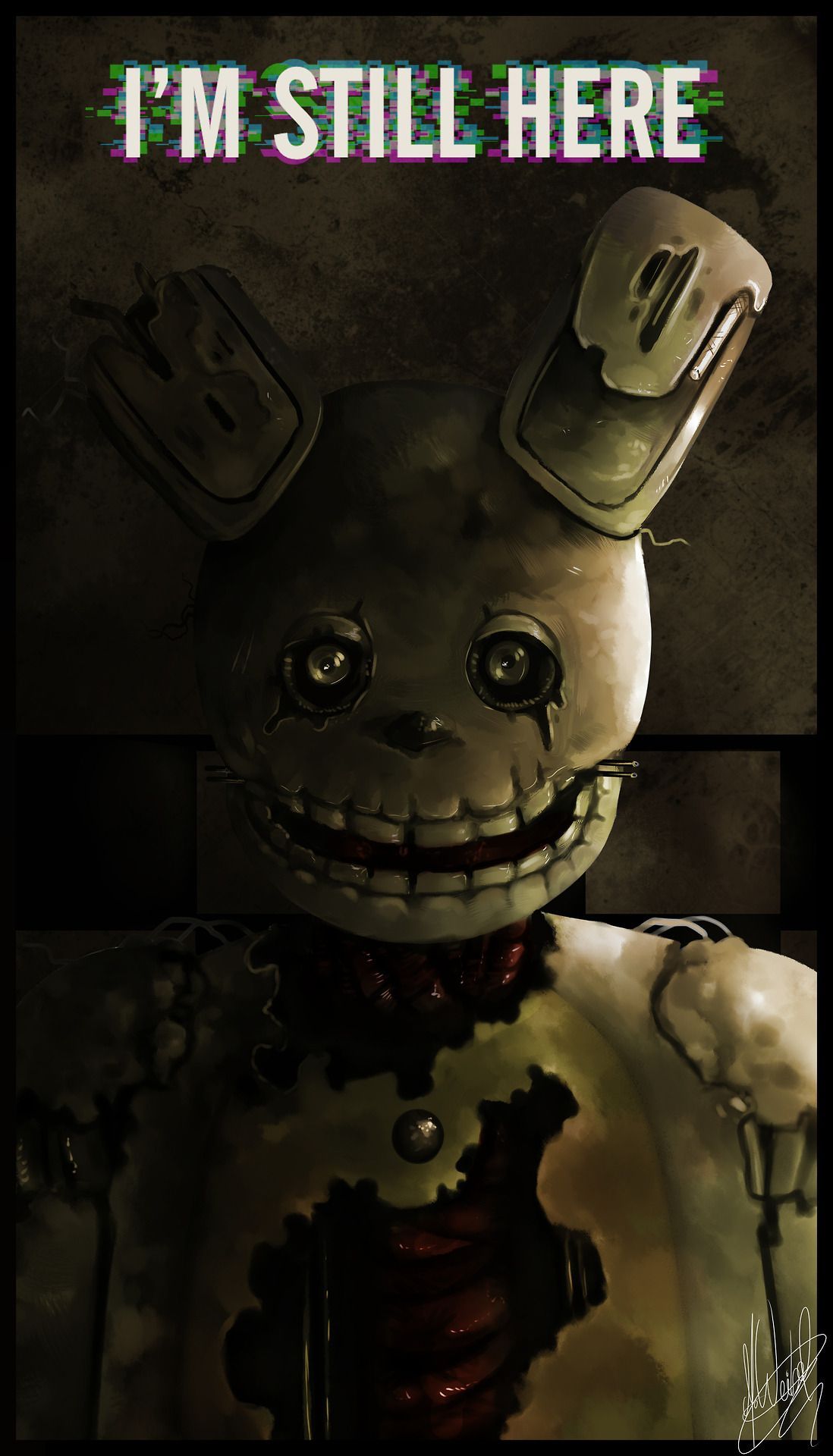 Stuffed / Springtrap FNaF 3 by Mizuki, anime fnaf 3 HD phone