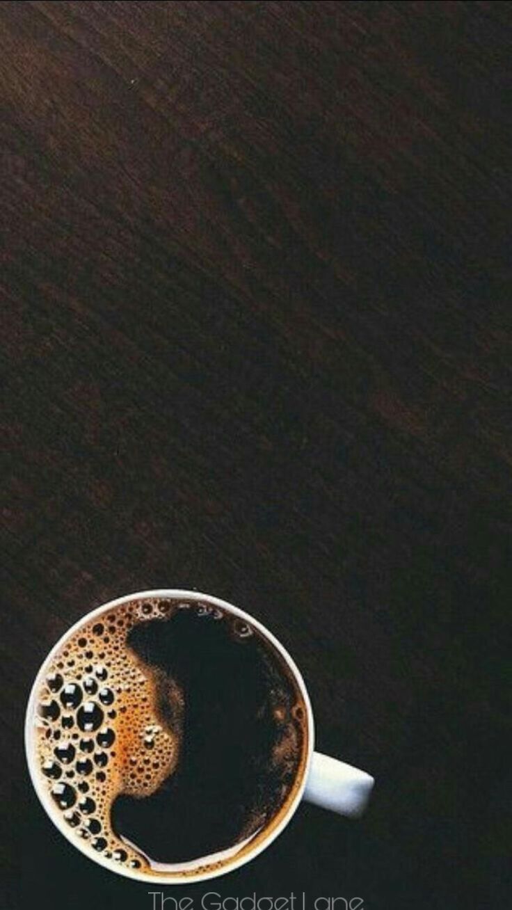 Coffee donuts wallpaper for iPhone and Android.☕