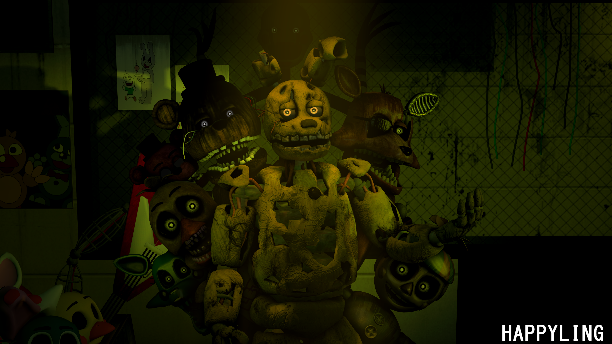 Anime FNAF 3 Wallpapers - Wallpaper Cave