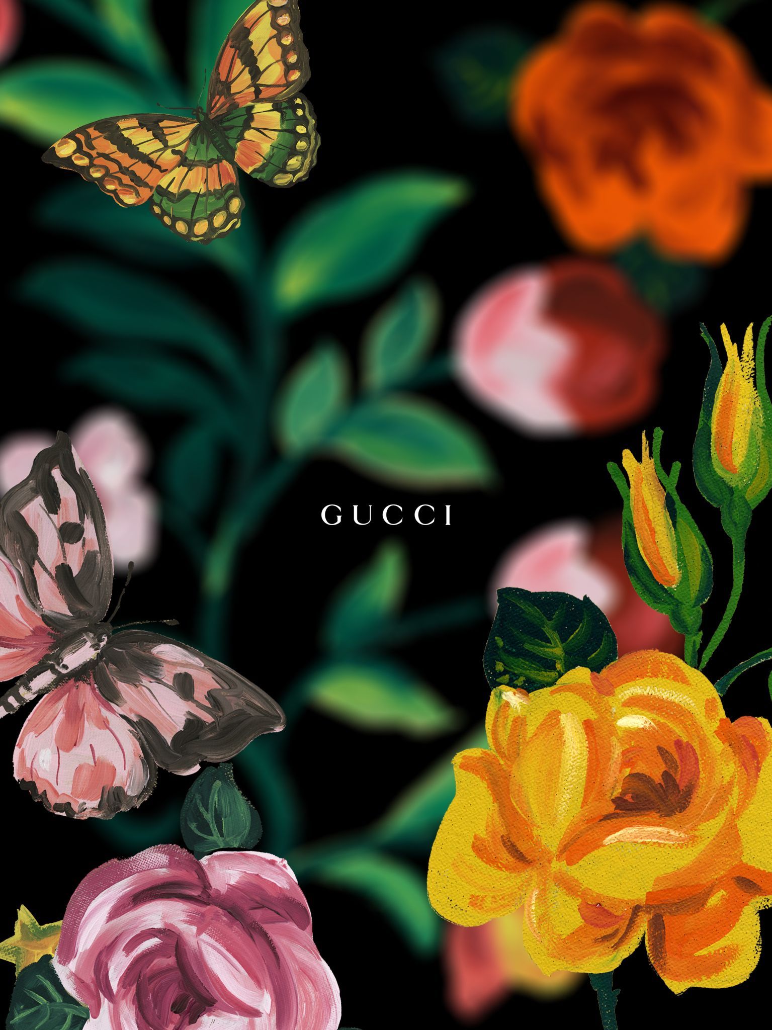 Gucci Flower Wallpaper Free Gucci Flower Background