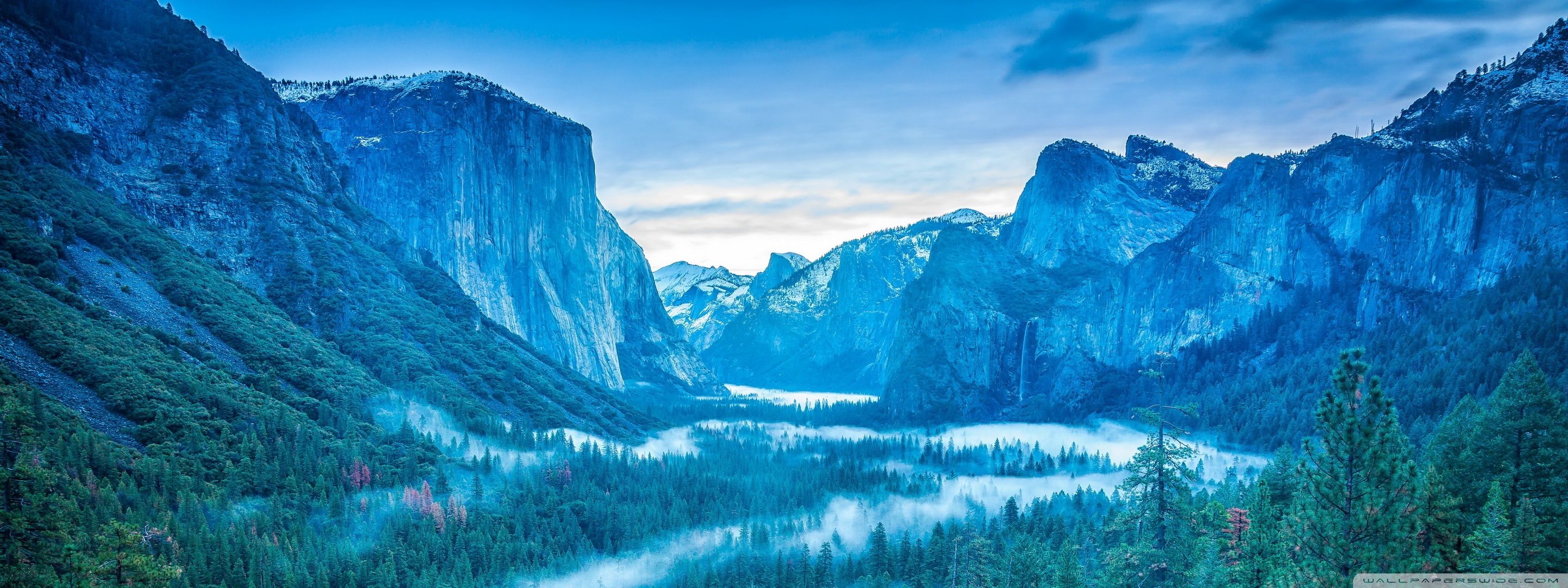 Yosemite National Park California USA Fog Ultra HD Desktop Background Wallpaper for 4K UHD TV, Multi Display, Dual Monitor, Tablet
