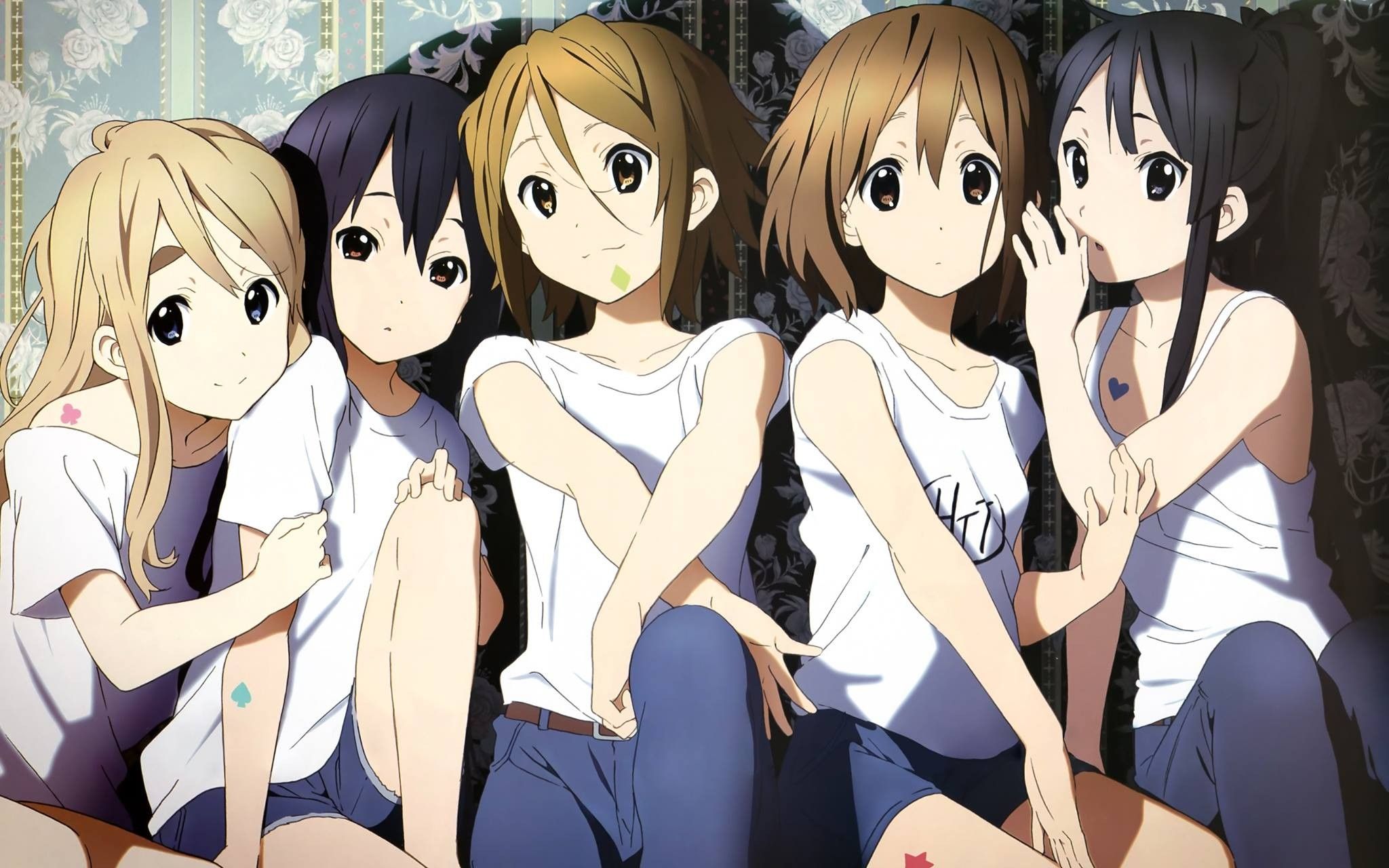 #Tainaka Ritsu, #Nakano Azusa, #K ON!, #anime Girls, #Hirasawa Yui, #Kotobuki Tsumugi, #Akiyama Mio, Wallpaper. Mocah.org HD Desktop Wallpaper