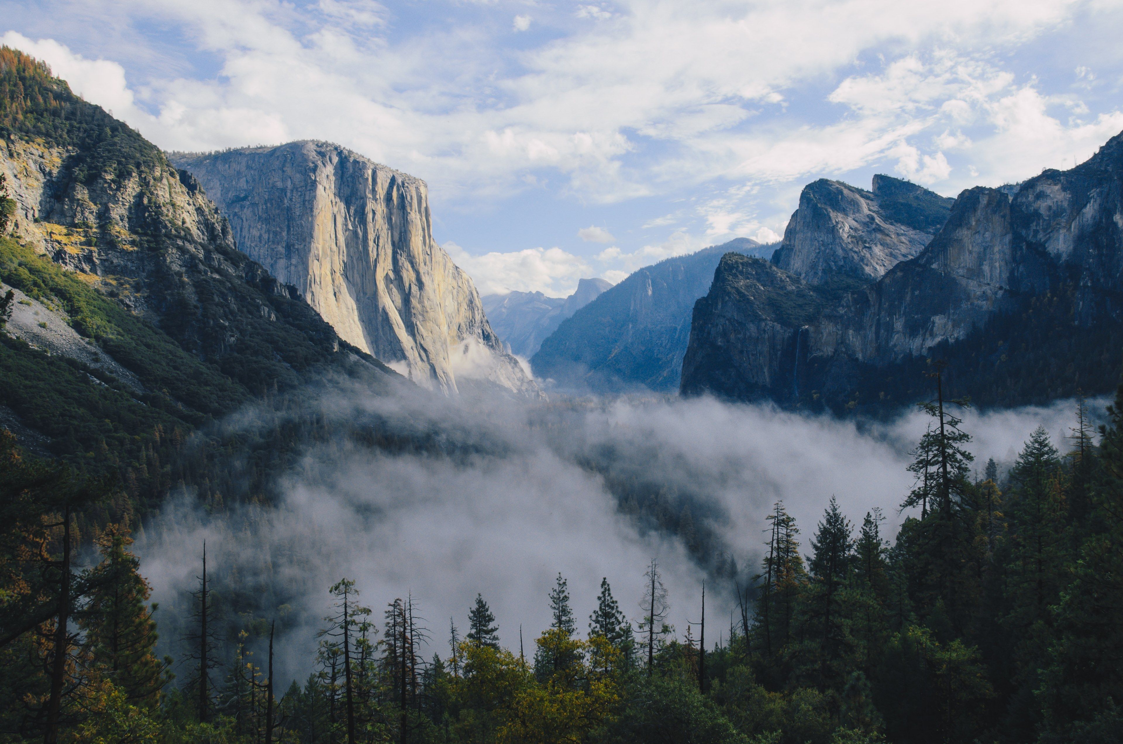 Yosemite Valley Morning Fog Wallpapers - Wallpaper Cave