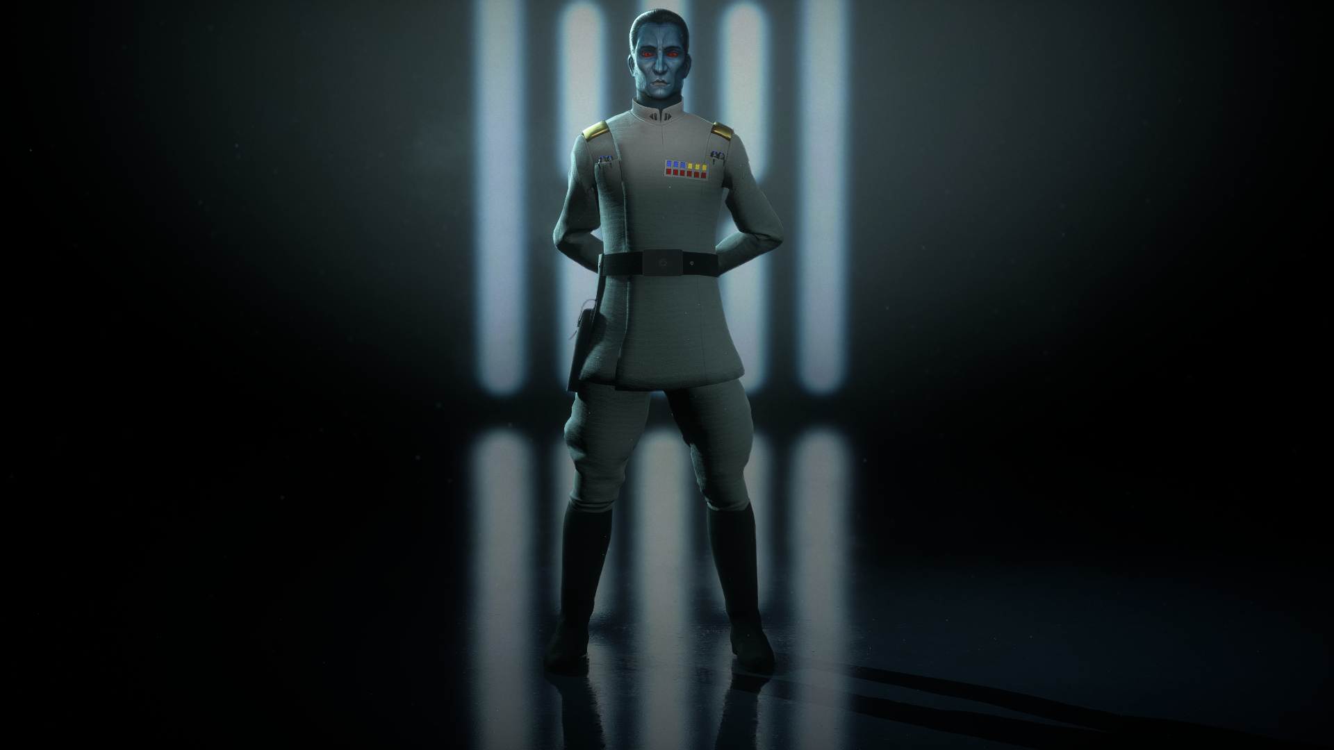 Grand Admiral Thrawn Mod featuring his Grand Admiral and Zero Hour appearance to replace Iden (links in comments)