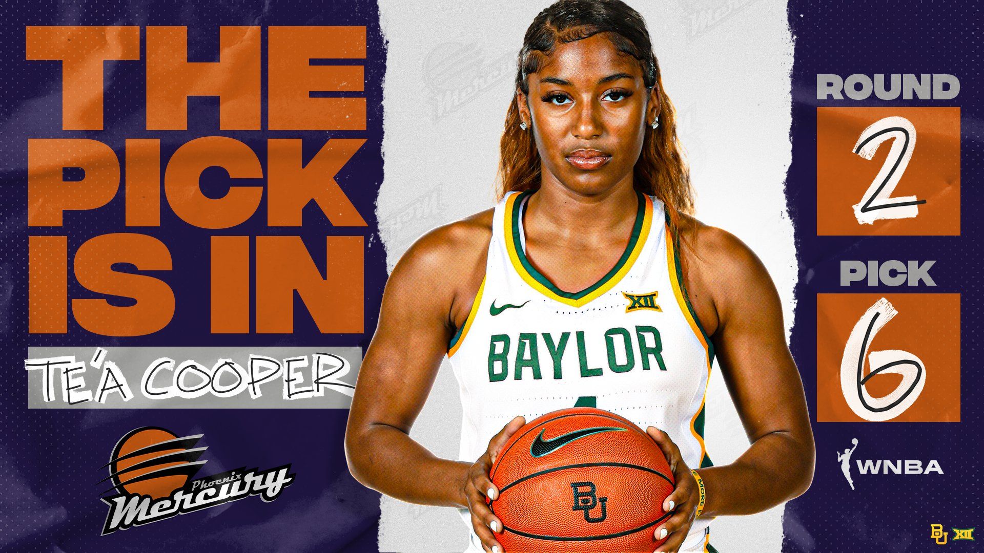 SUTS Report -. alum Tea Cooper goes # 18 pick in the 2020 #WNBADraft to the