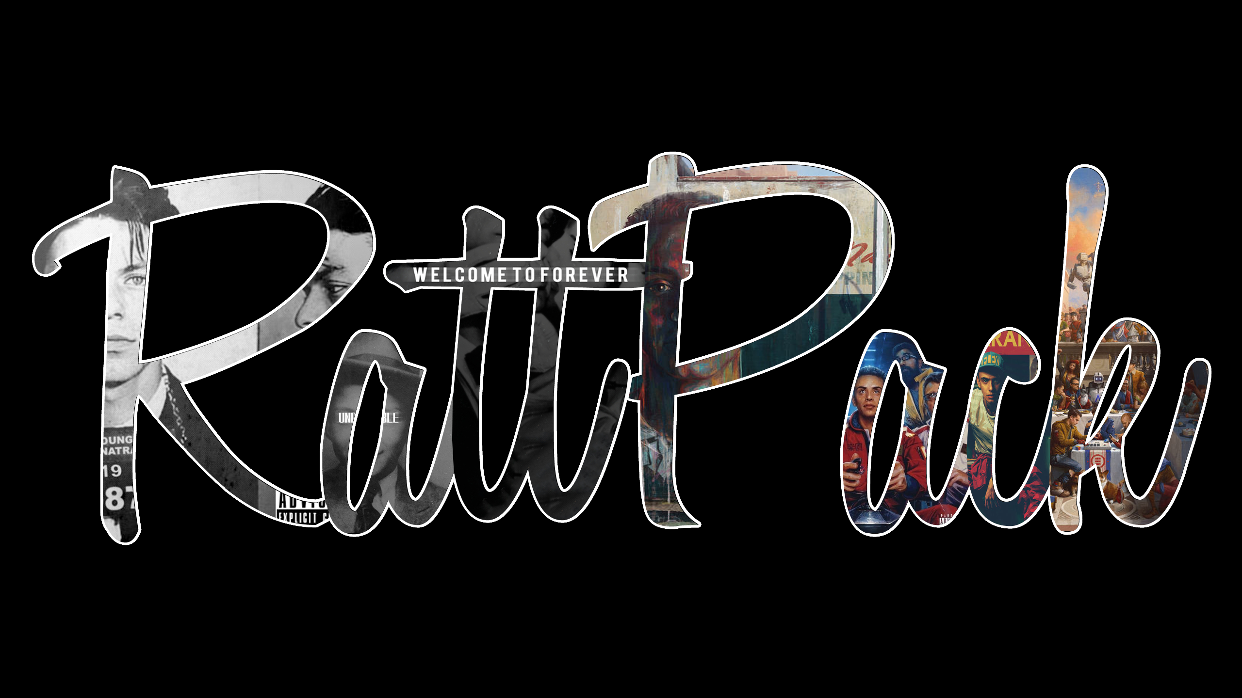 RATTPACK (Any Logic fans here?) [2560x1440]. Large canvas wall art, Psychedelic illustration, Logic