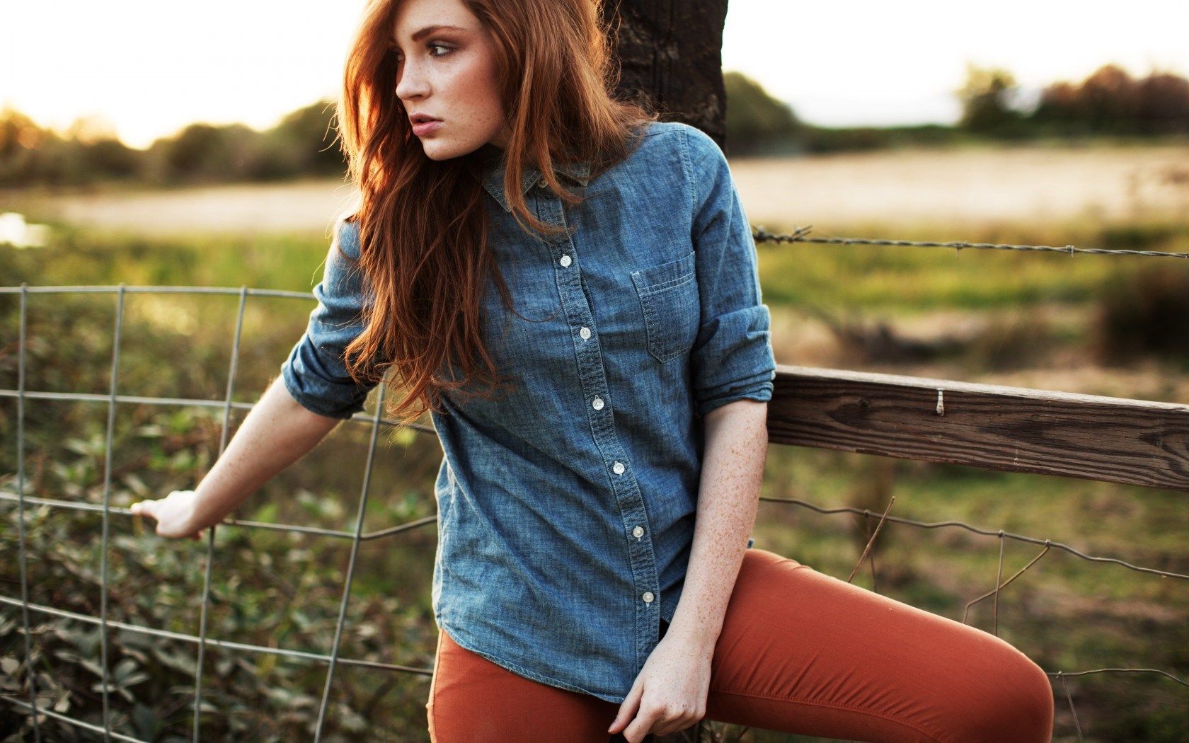 Redhead Girl Model Photography